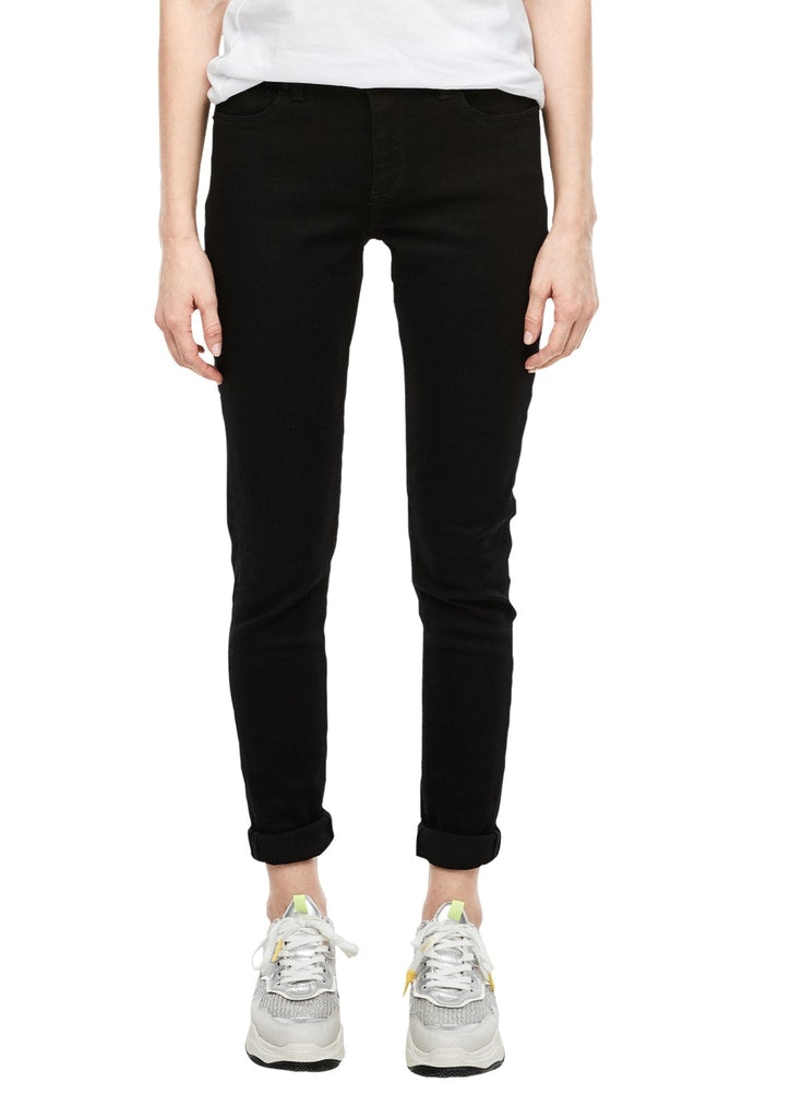 QS by S.Oliver Damen Jeans Black Stre