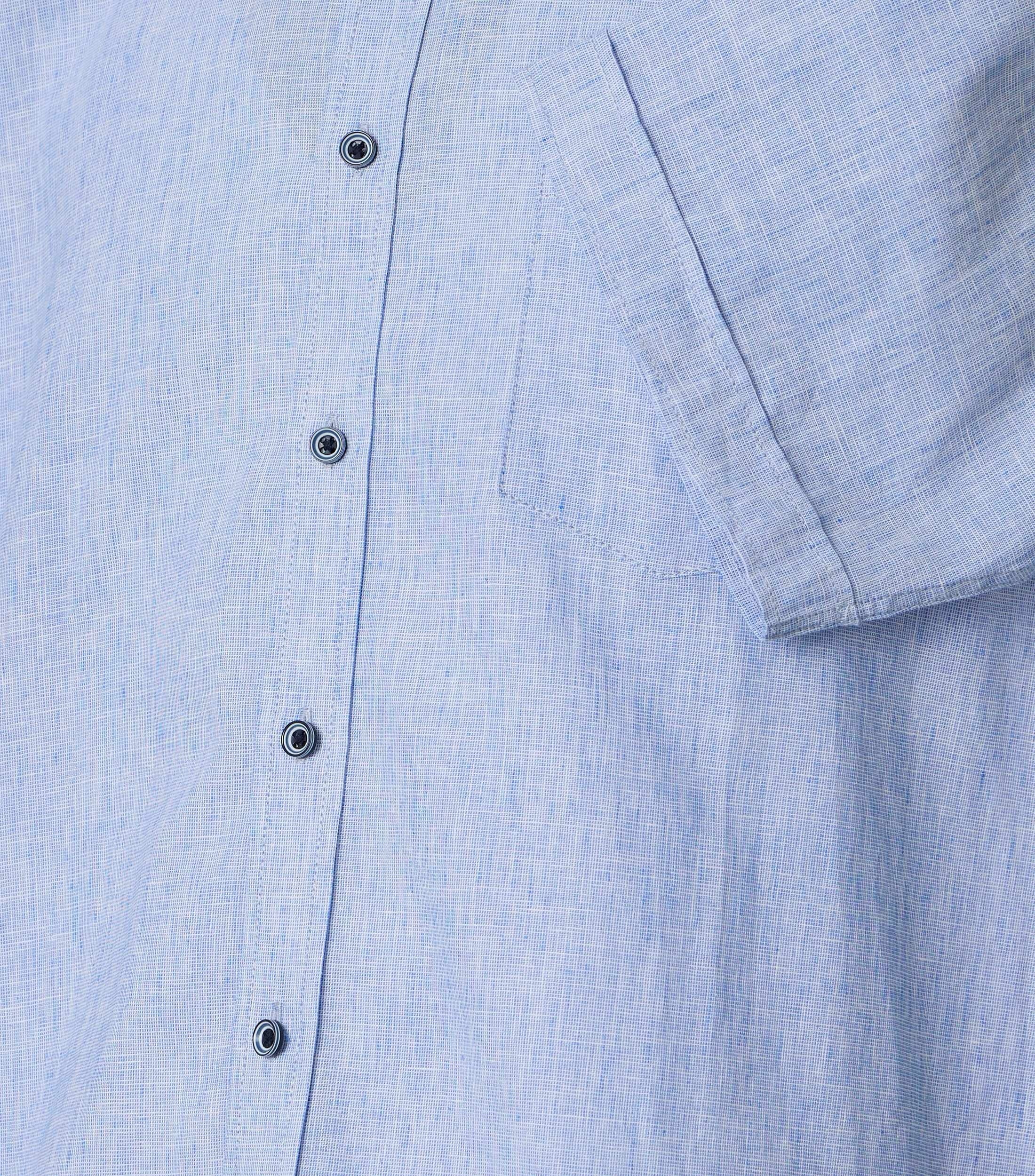 Casa Moda Herren Hemden kurz  Blau