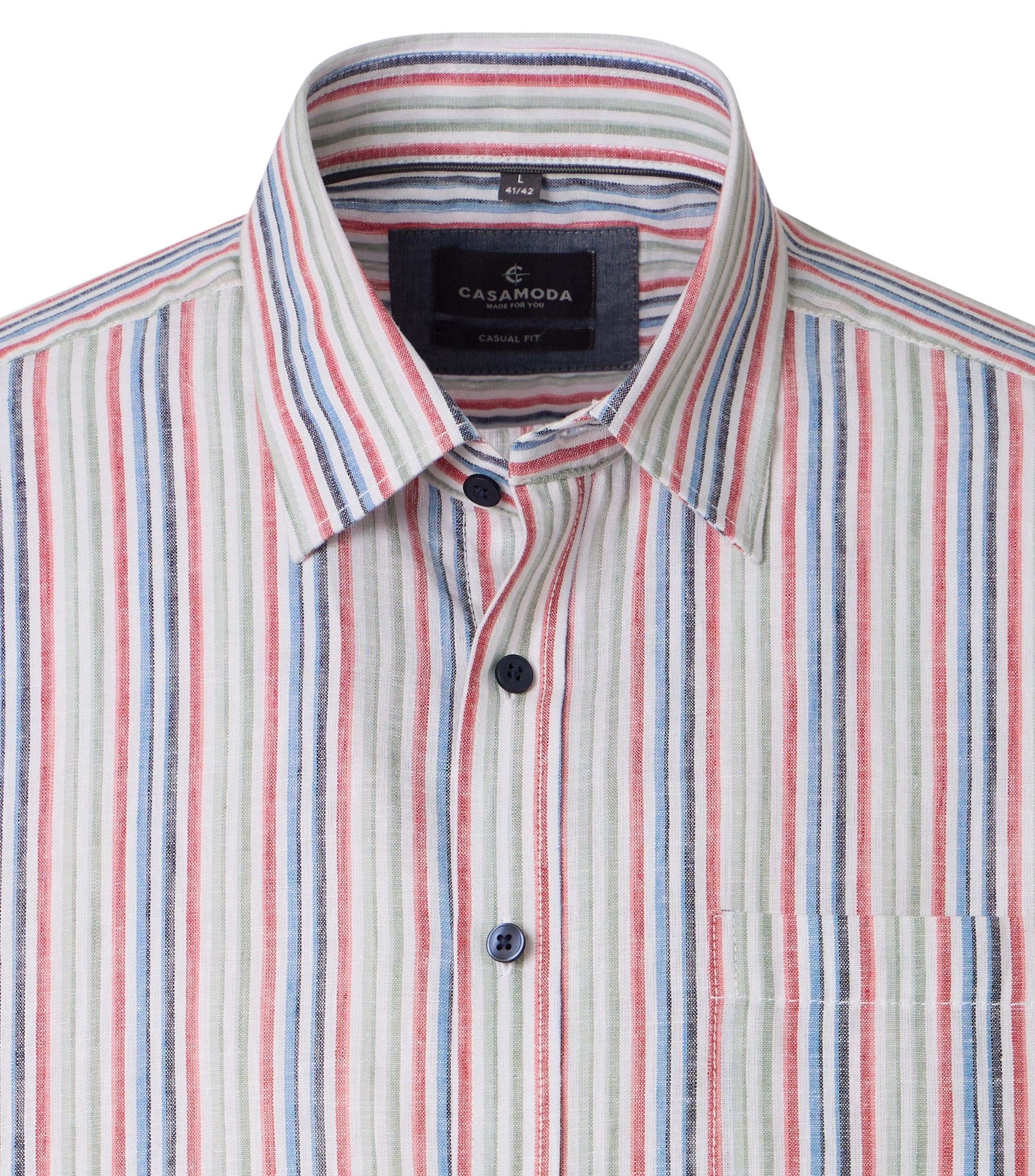 Casa Moda Herren Hemden kurz  Gruen