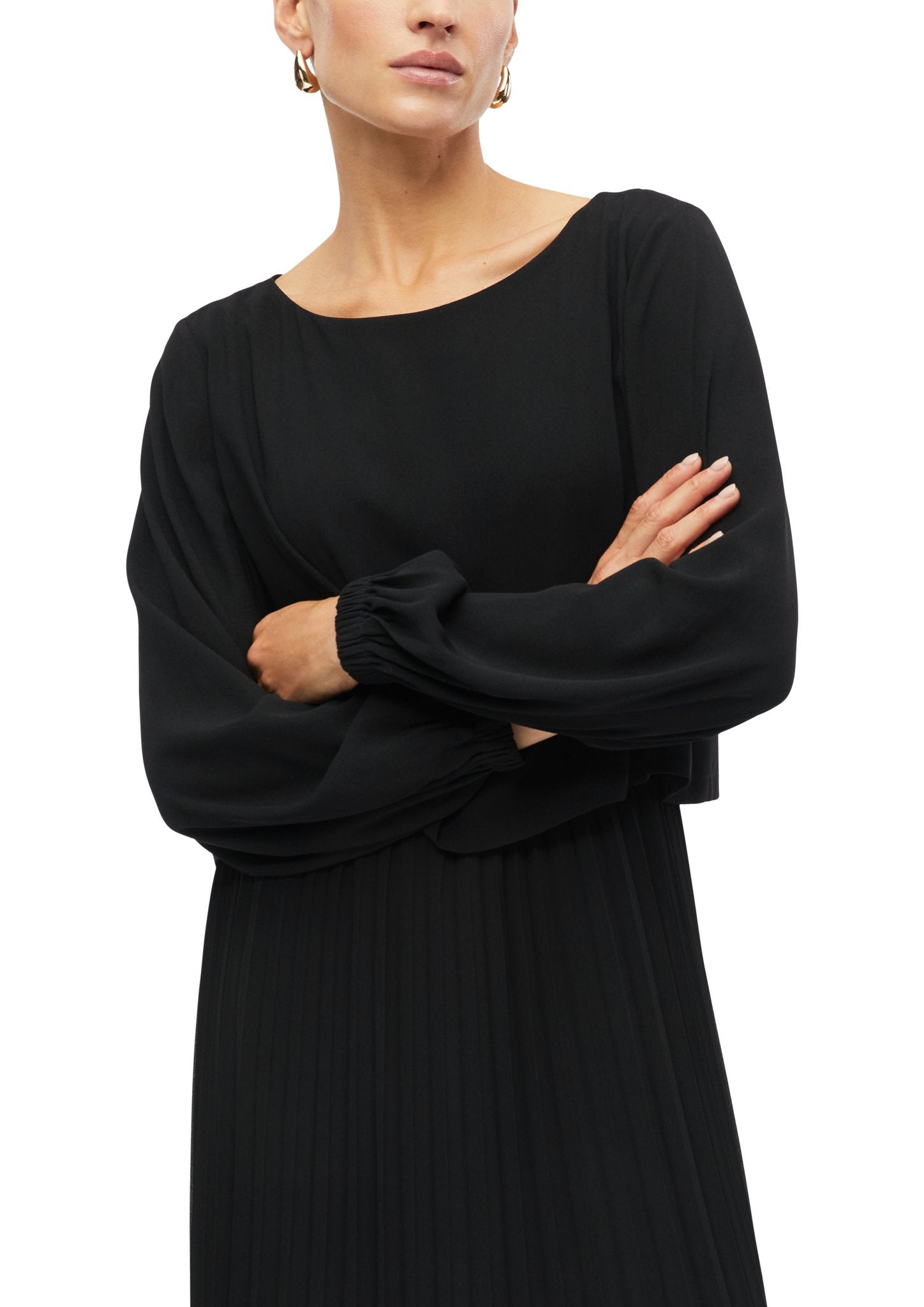 S. Oliver black Damen Kleider  Grey/Black