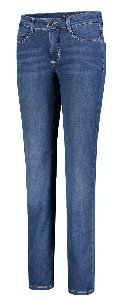 Mac Damen Jeans Mid Blue Authen
