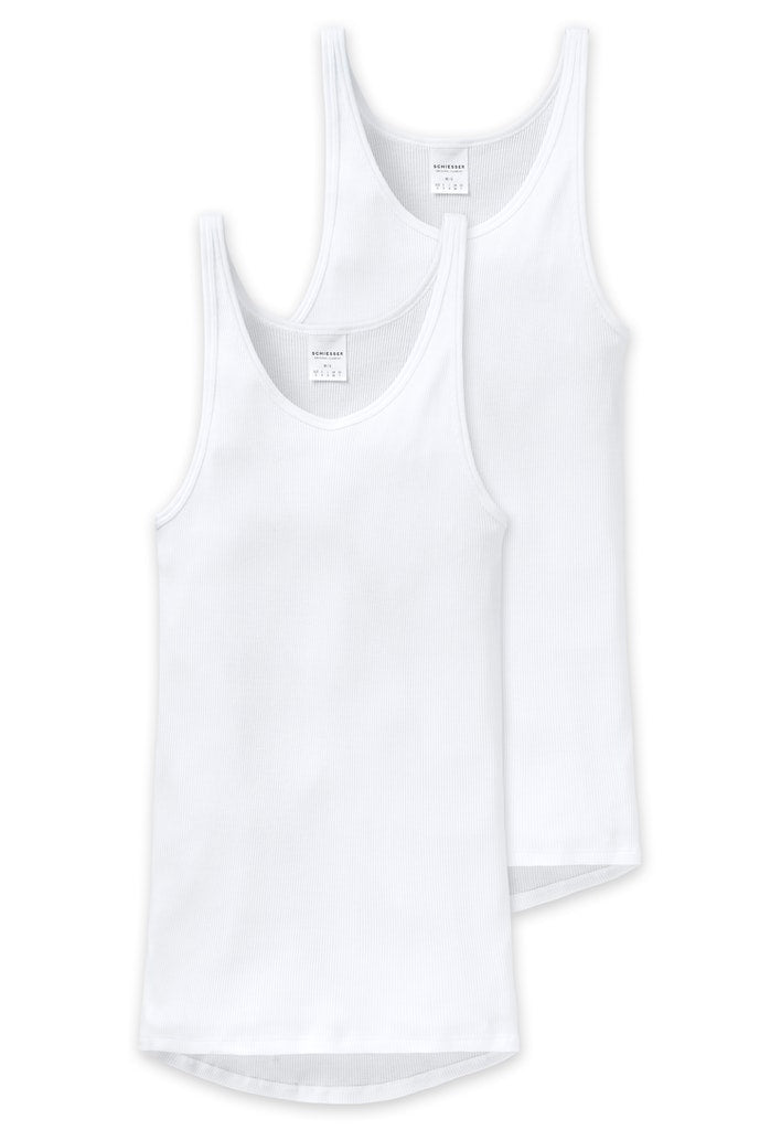 Schiesser Hemd Weiss