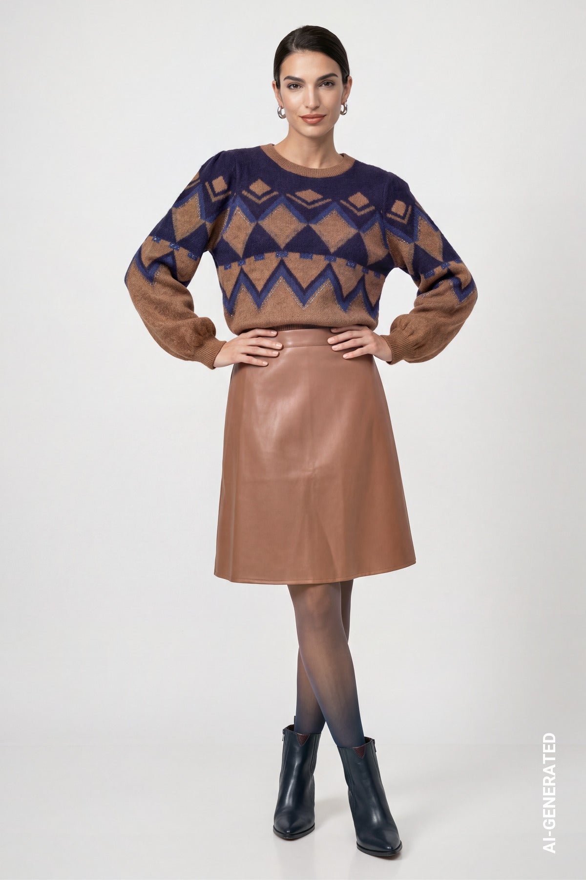 Monari Damen Pullover  Tiramisu
