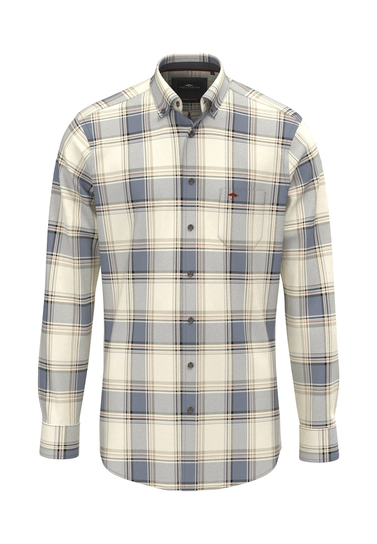 Fynch-Hatton Herren Hemden Air Blue