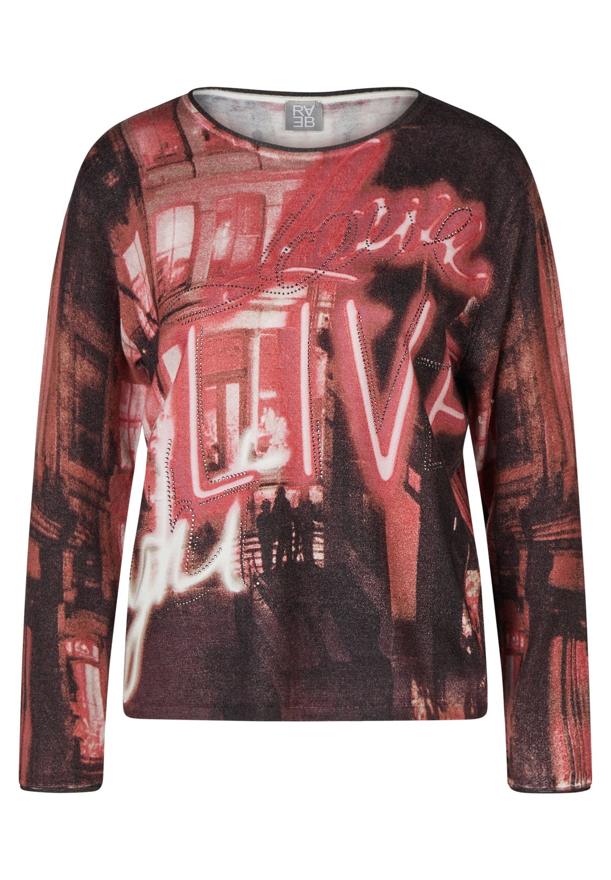 Rabe Damen Pullover Malve