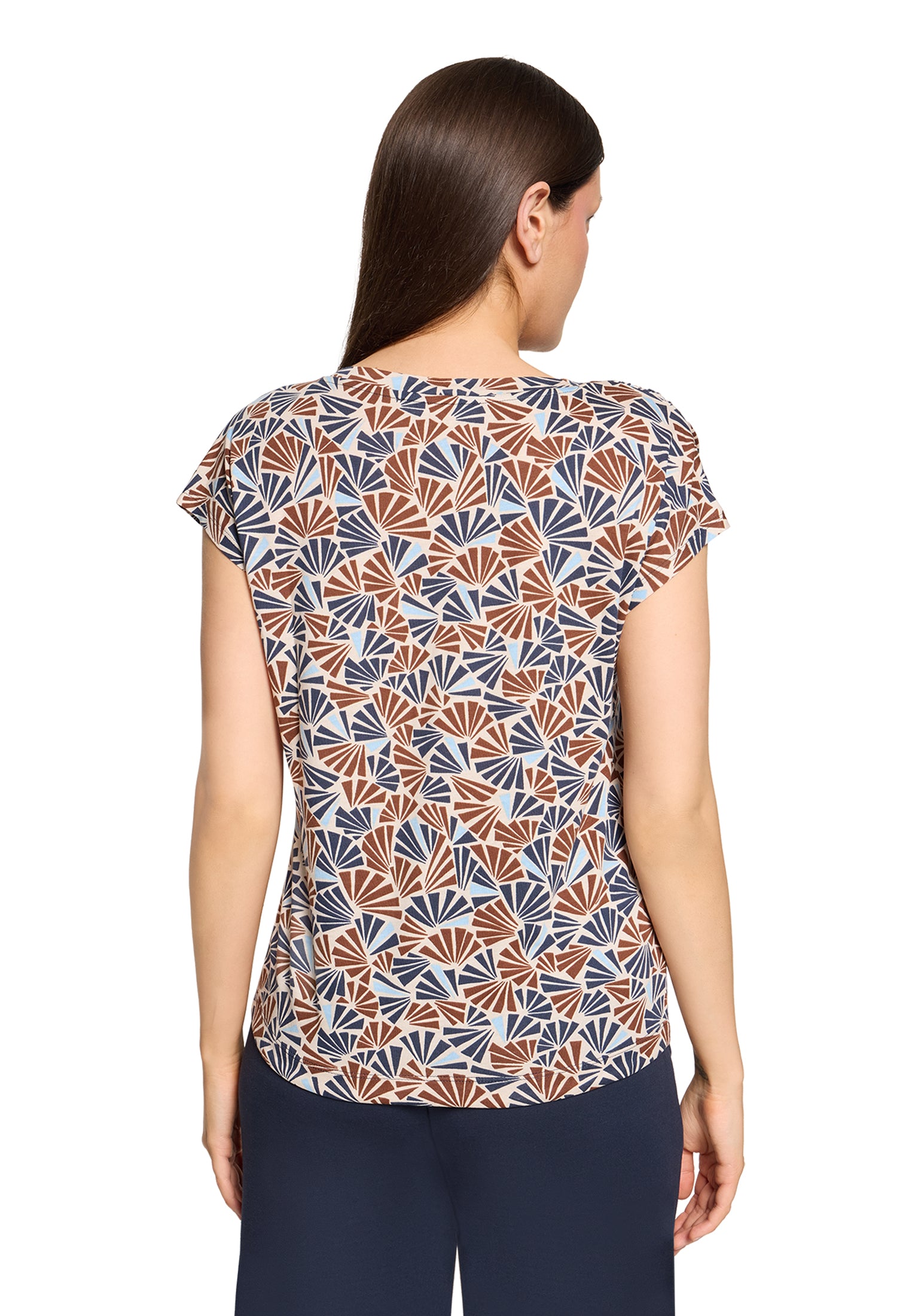 Betty & Co Damen T-Shirts Nature/Brown