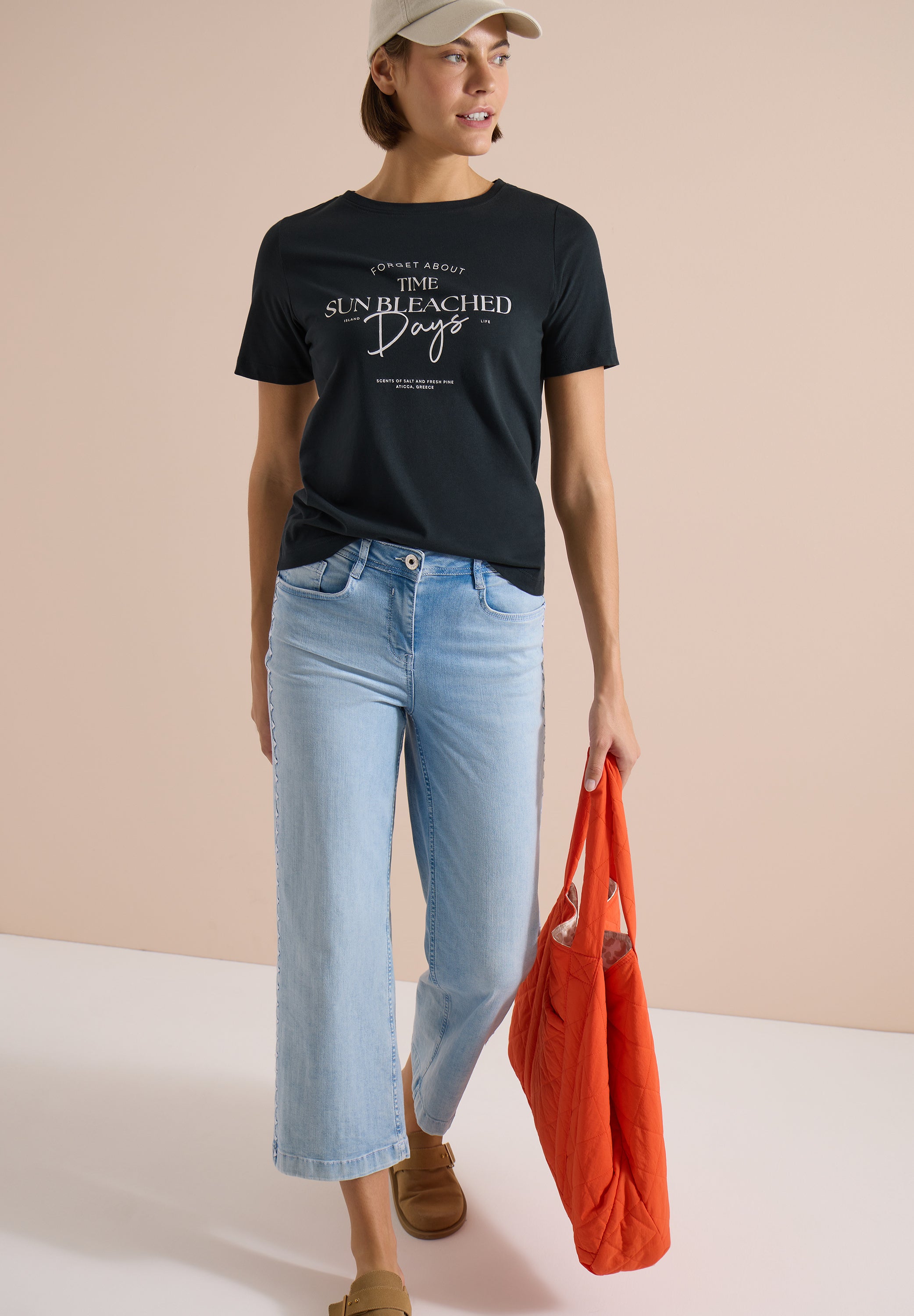 Cecil Damen T-Shirts Palm Bree