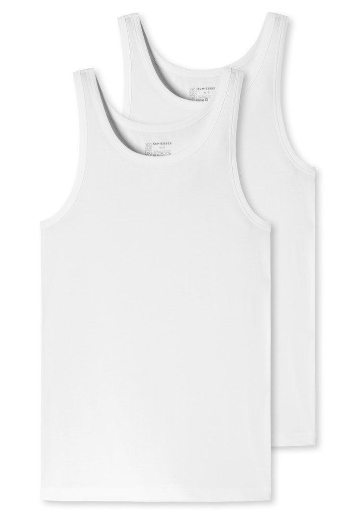 Schiesser Hemd Weiss