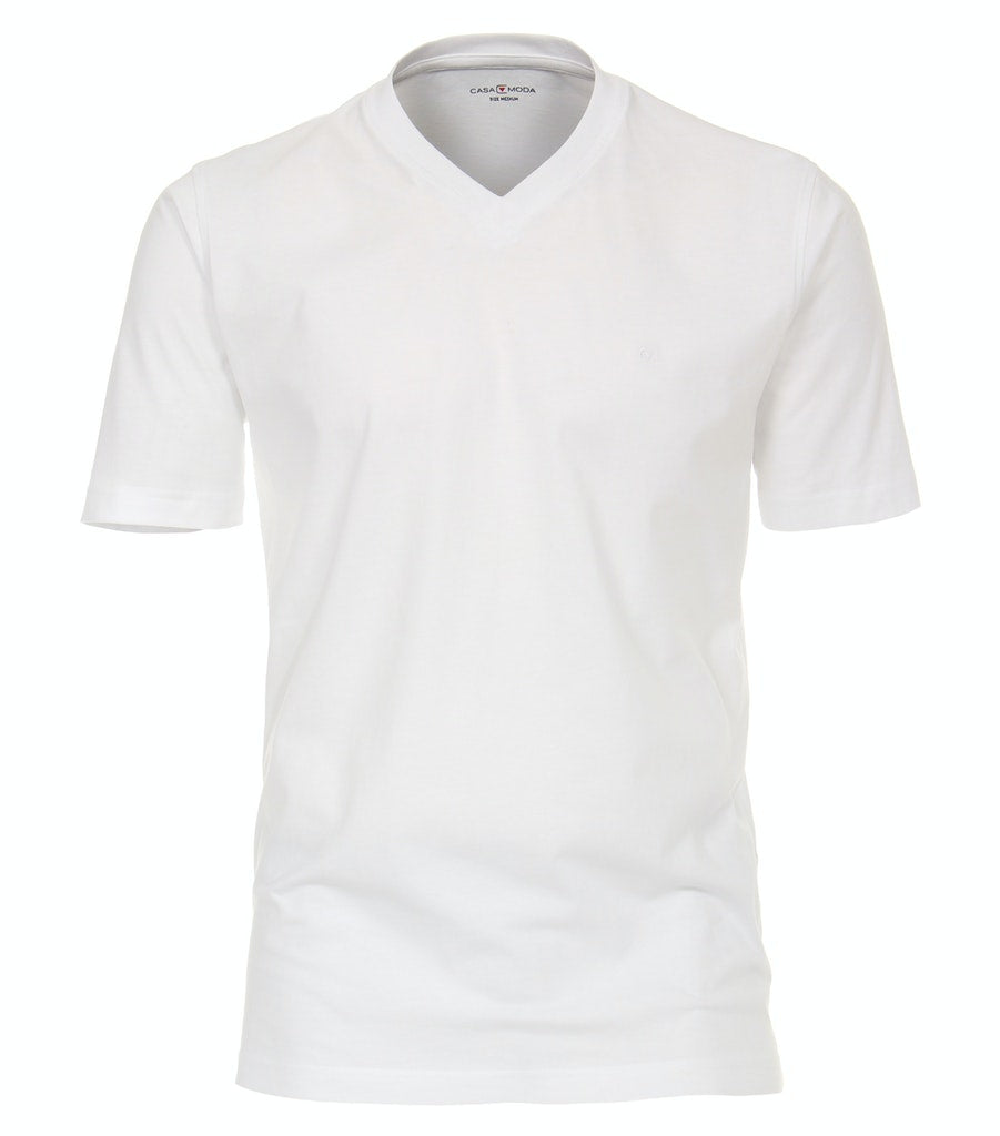 Casa Moda Herren T-Shirts kurz Weiss