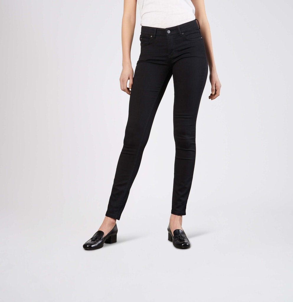Mac Damen Jeans Black-Black