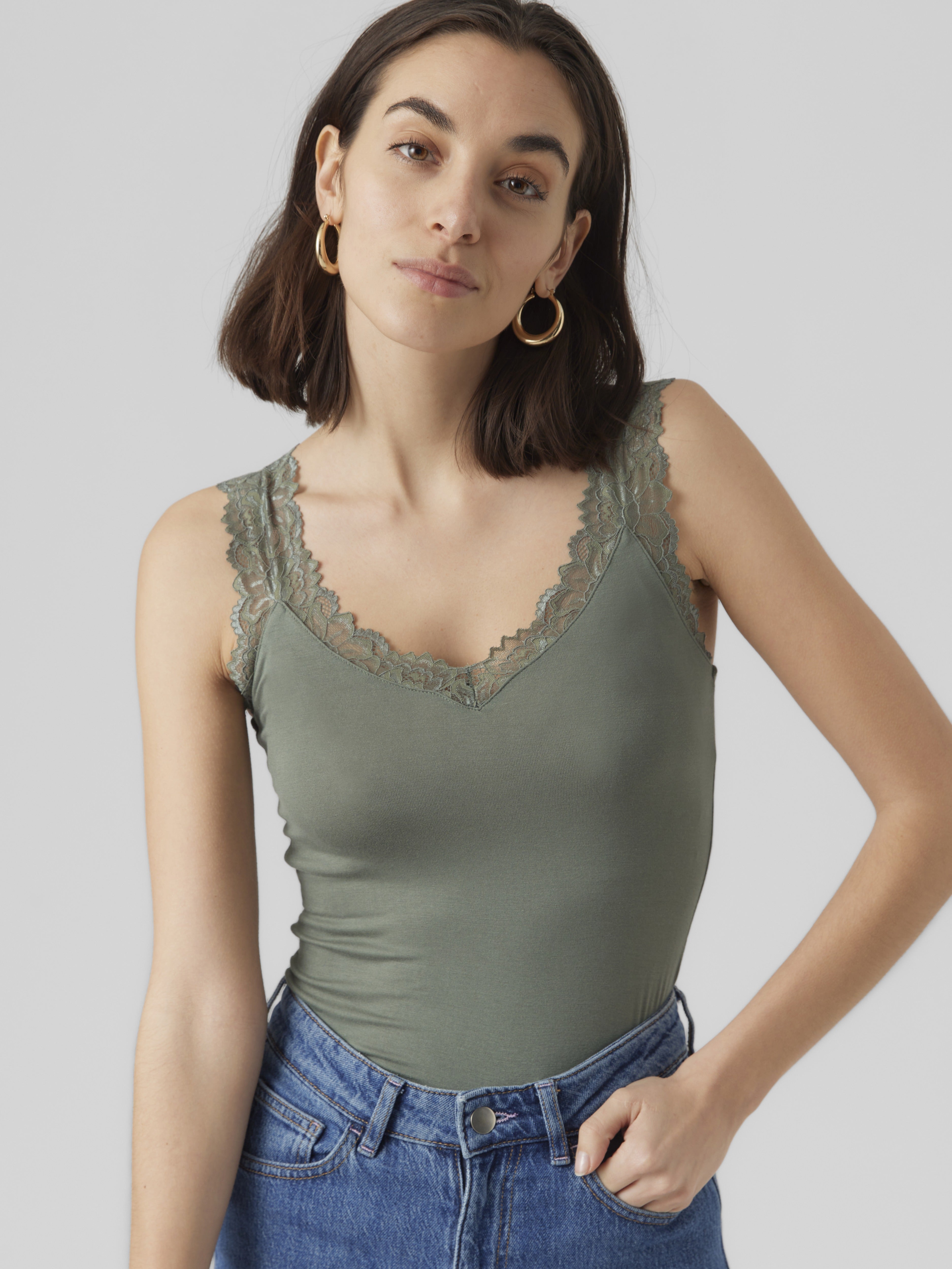 Vero Moda Damen T-Shirts Laurel Wreath