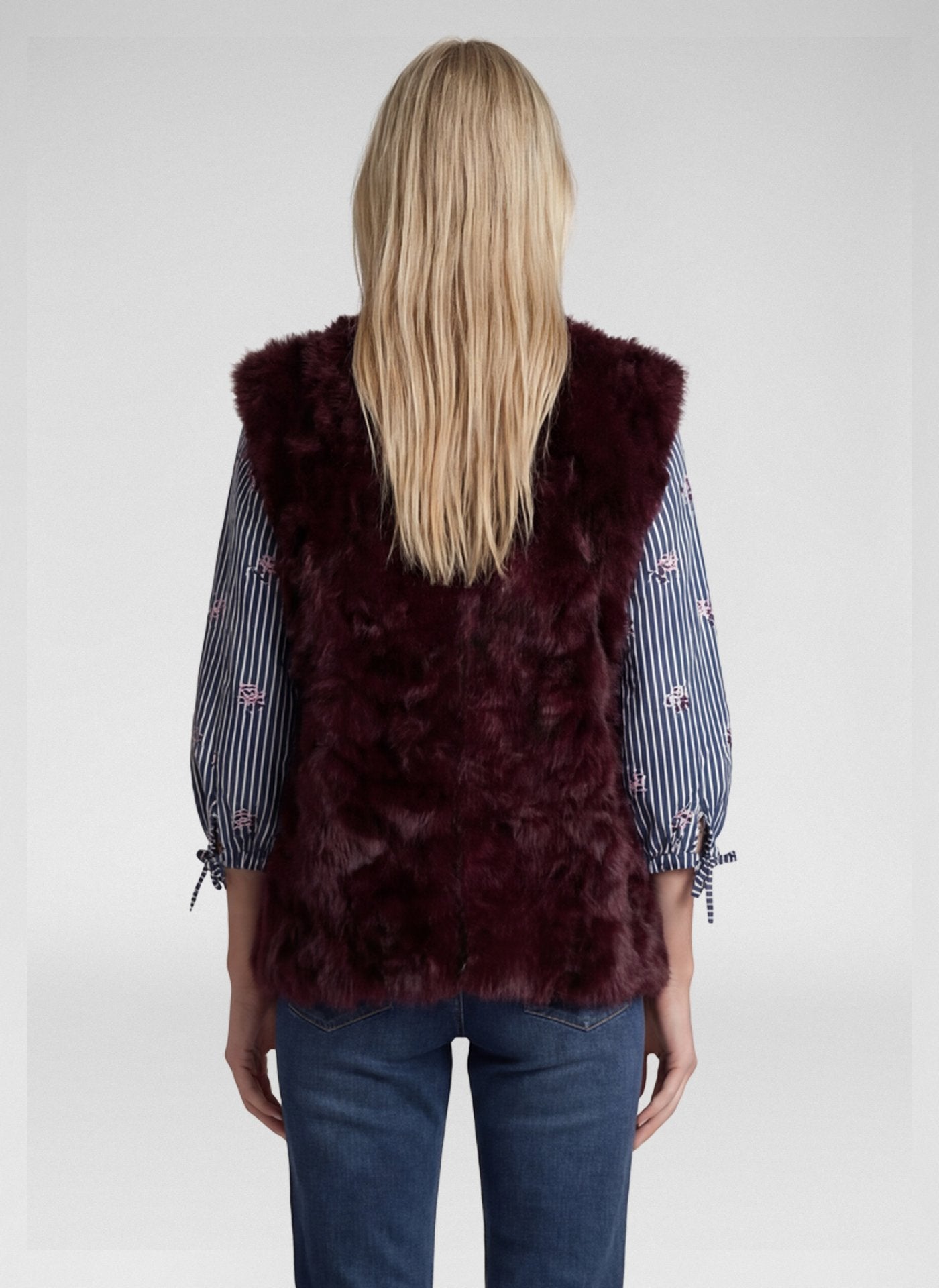 Rabe Damen Indoorwesten Merlot