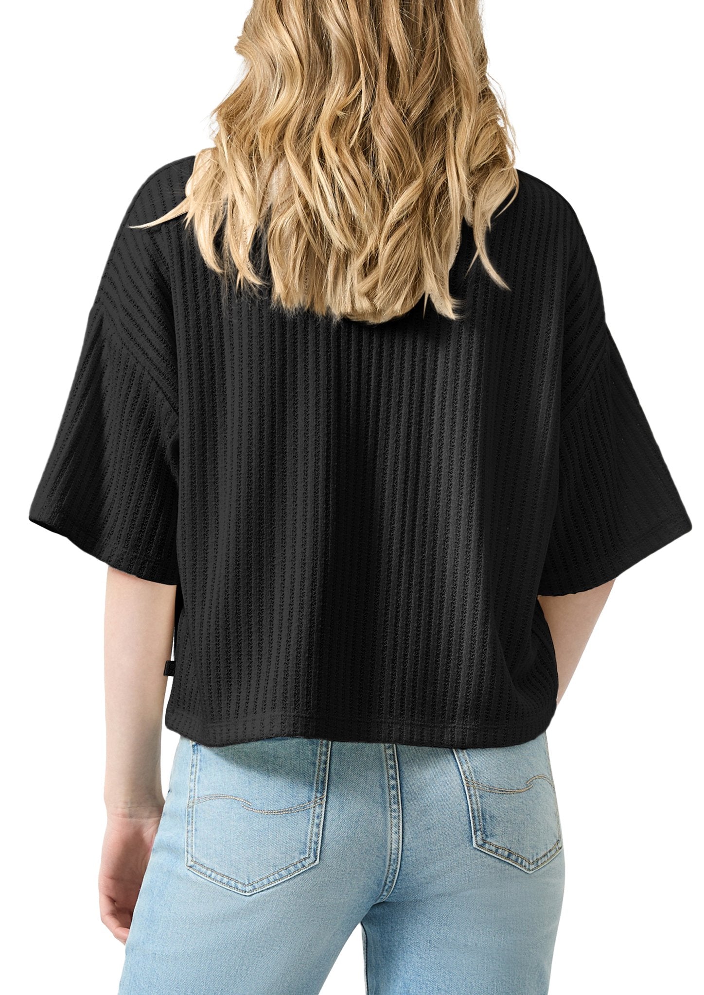 QS by S.Oliver Damen T-Shirts  Grey/Black