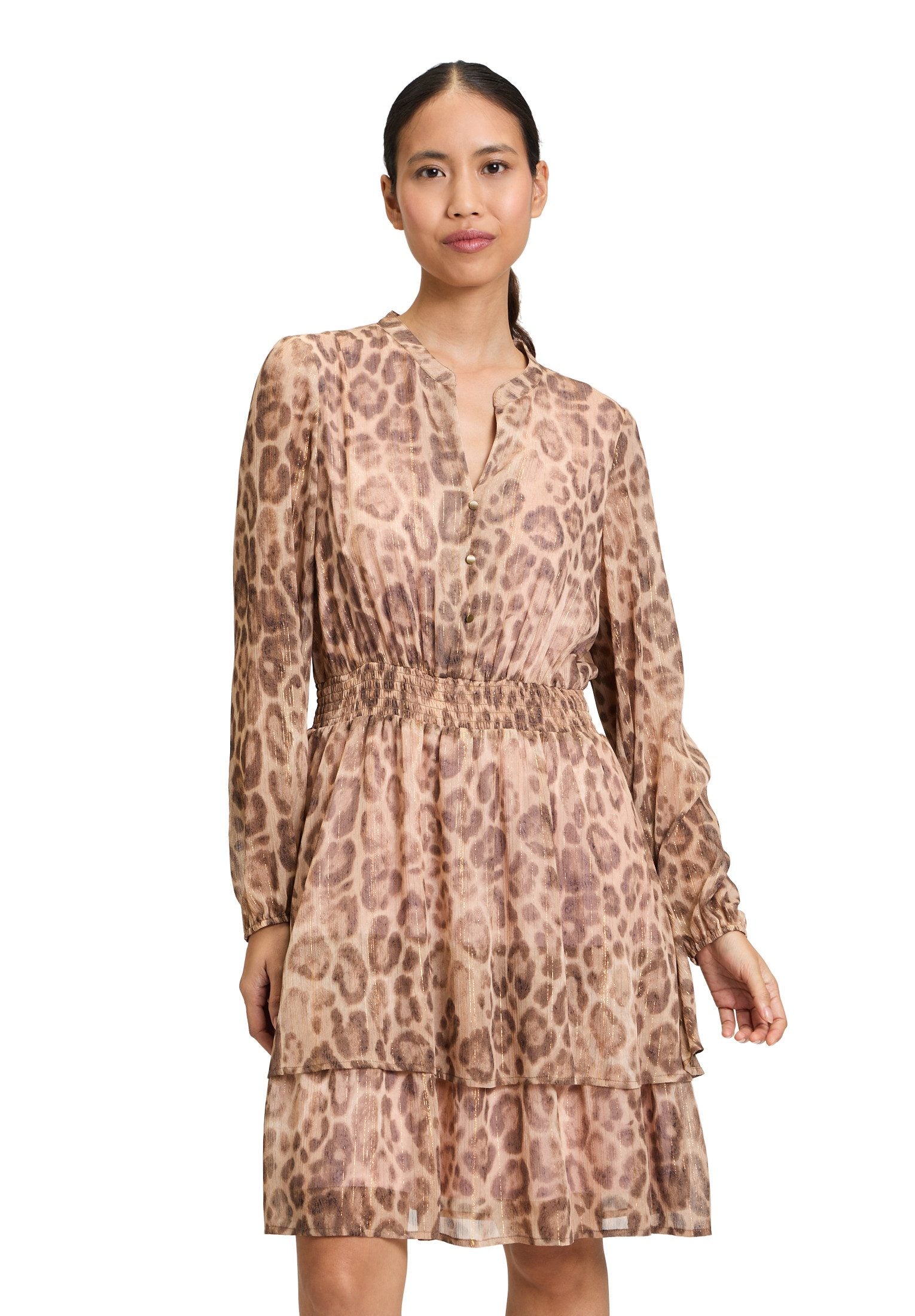 Cartoon Damen Kleider Brown/Beige