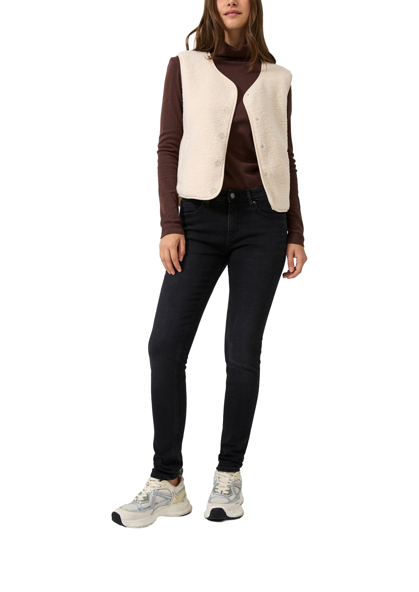 QS by S.Oliver Damen Jeans Z Grey/Black