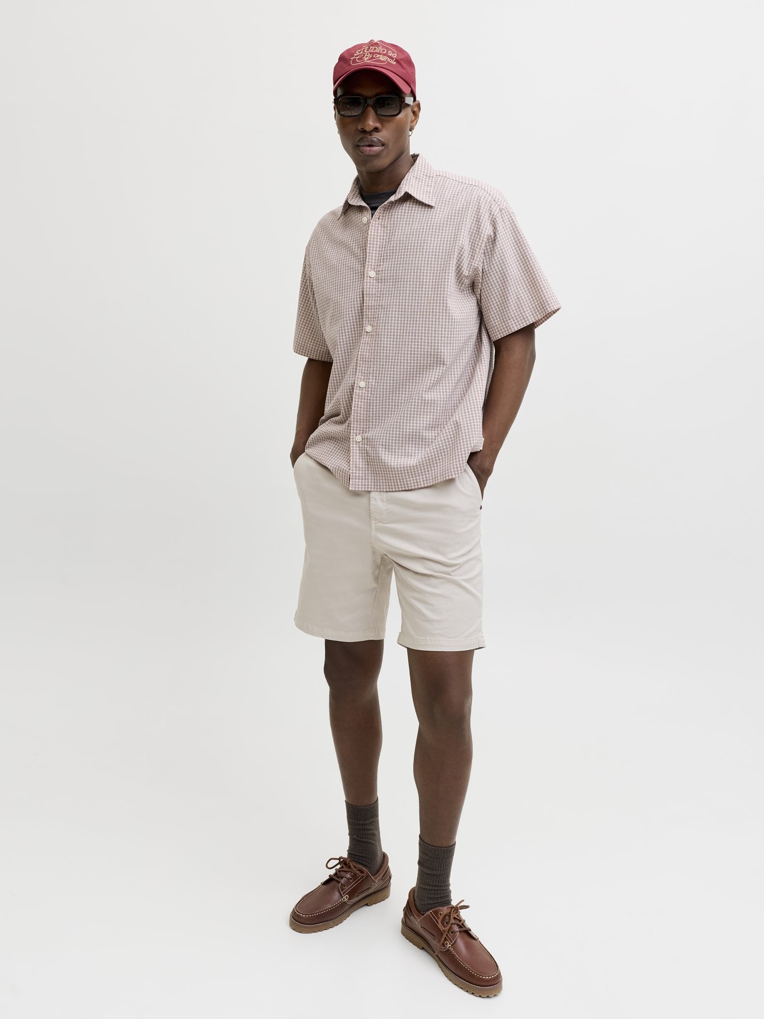 Jack & Jones Herren Shorts Pumice Stone