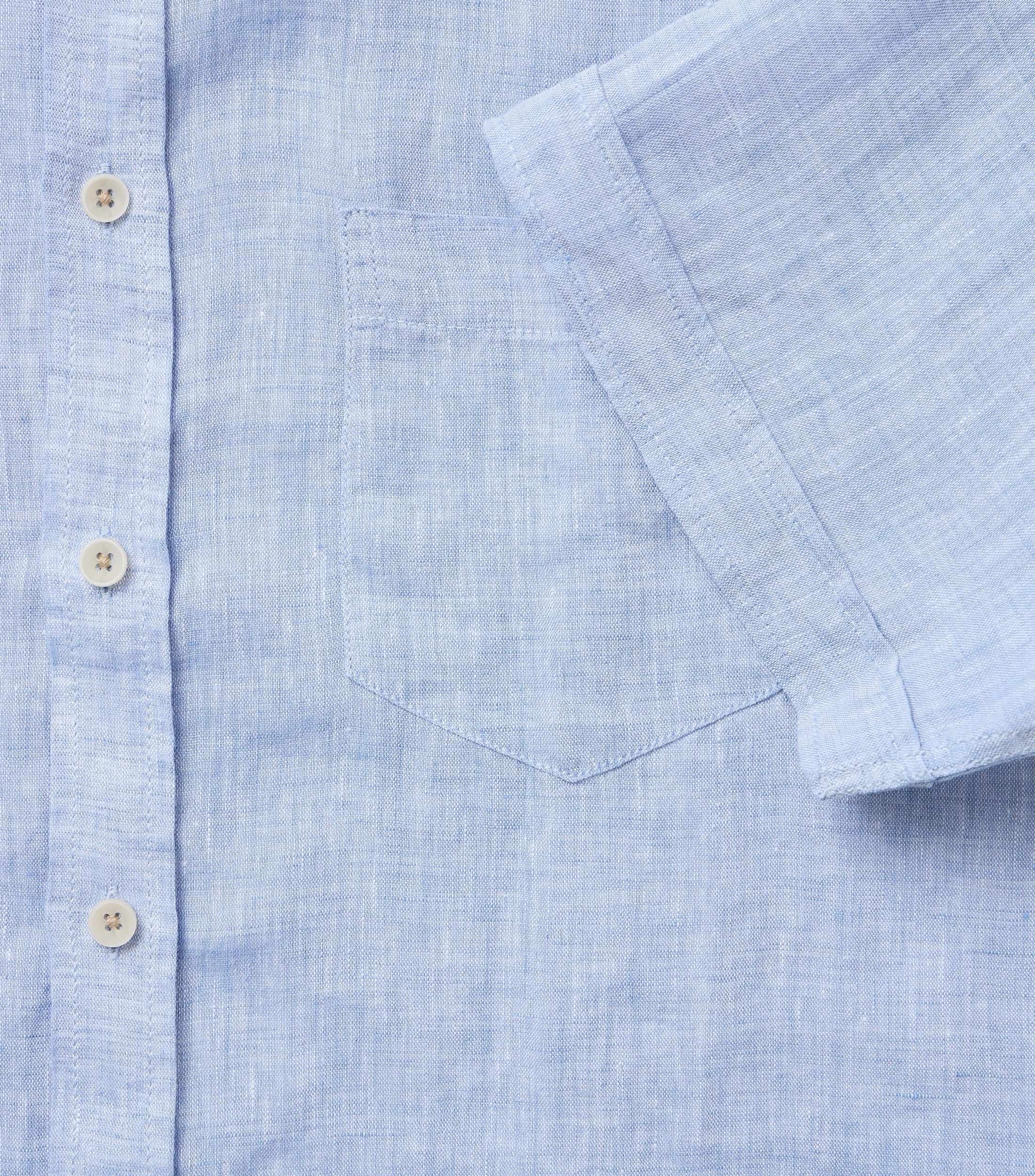 Casa Moda Herren Hemden kurz  Blau