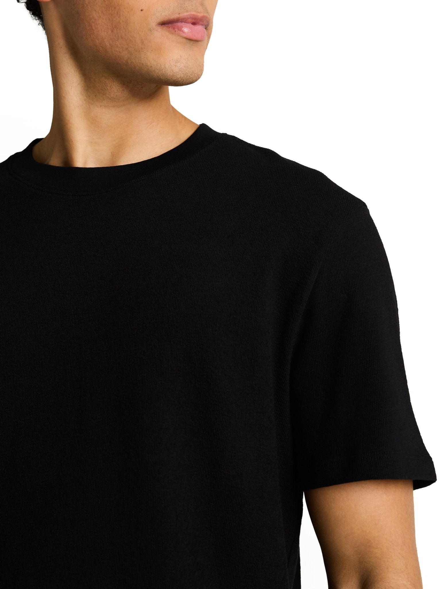 Tom Tailor denim Herren T-Shirts kurz Black