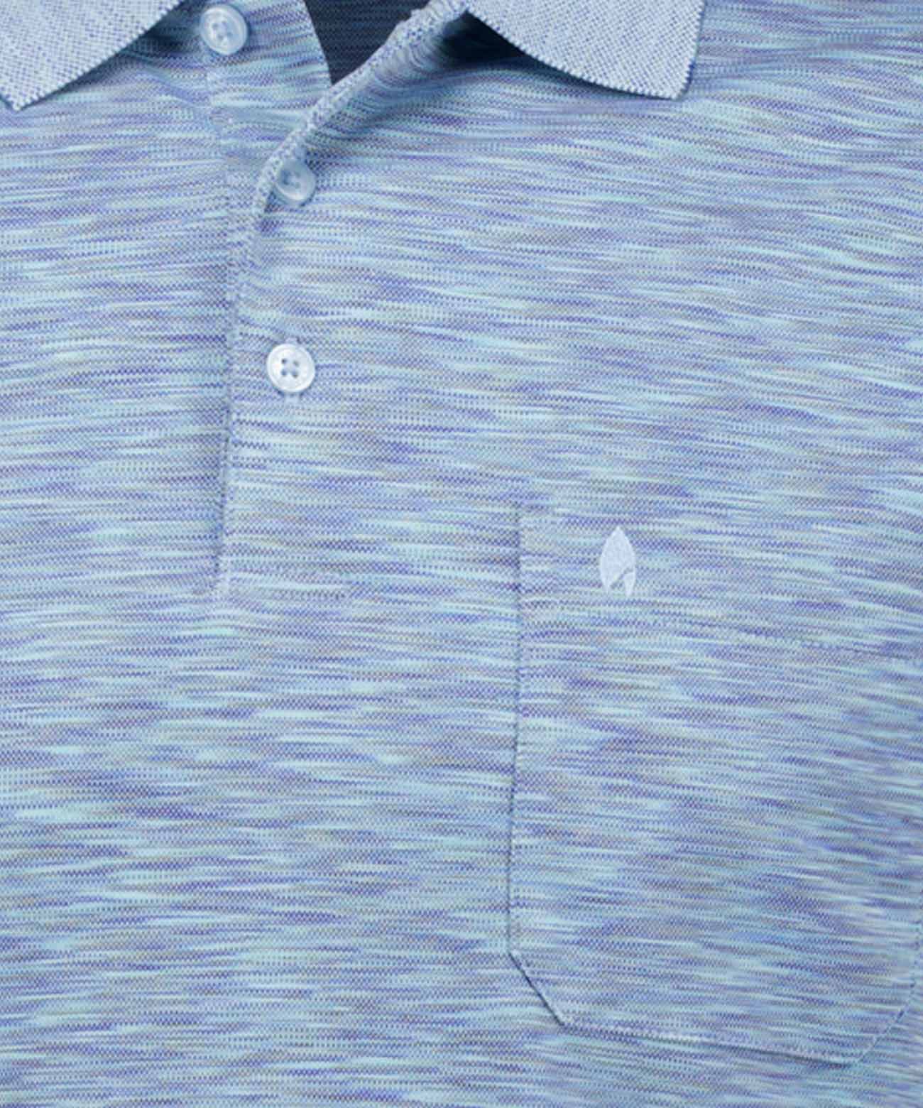 Ragman Herren Polo-Shirts Blau Moul