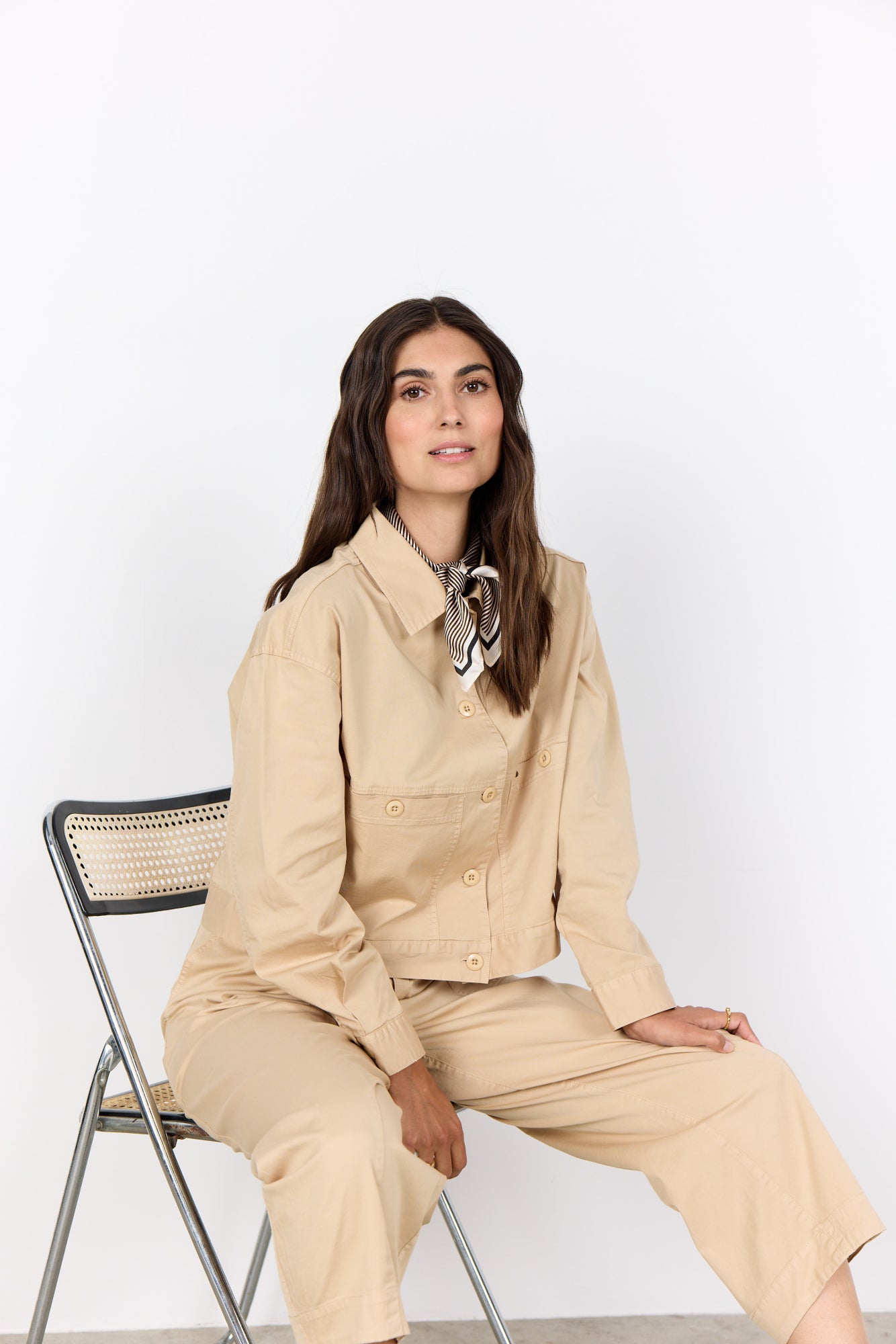 Soya Concept Damen Jacken Sand