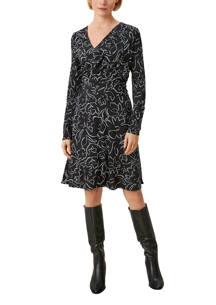S. Oliver black Damen Kleider -Tone Flo