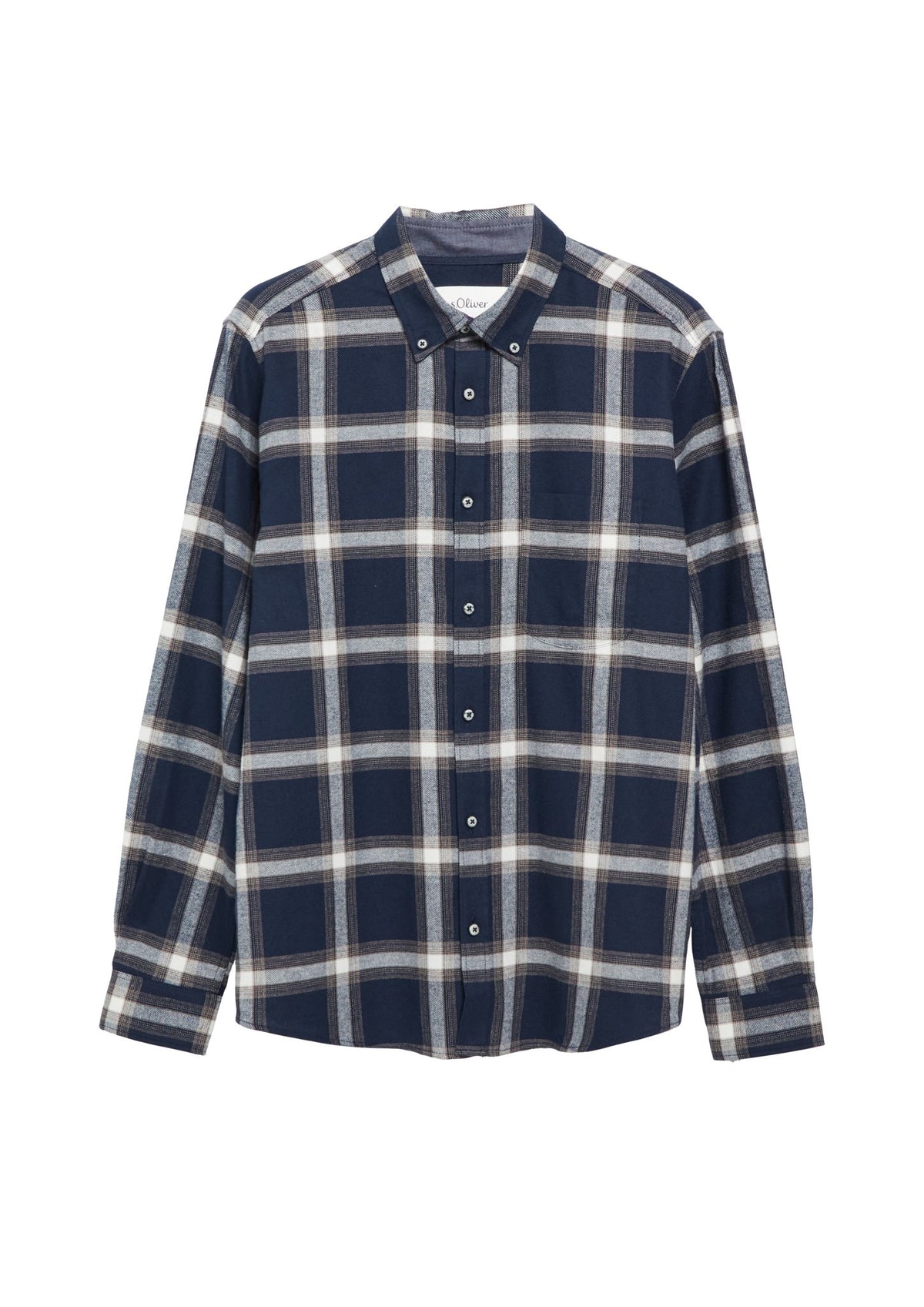 S. Oliver red Herren Hemden lang N Blue