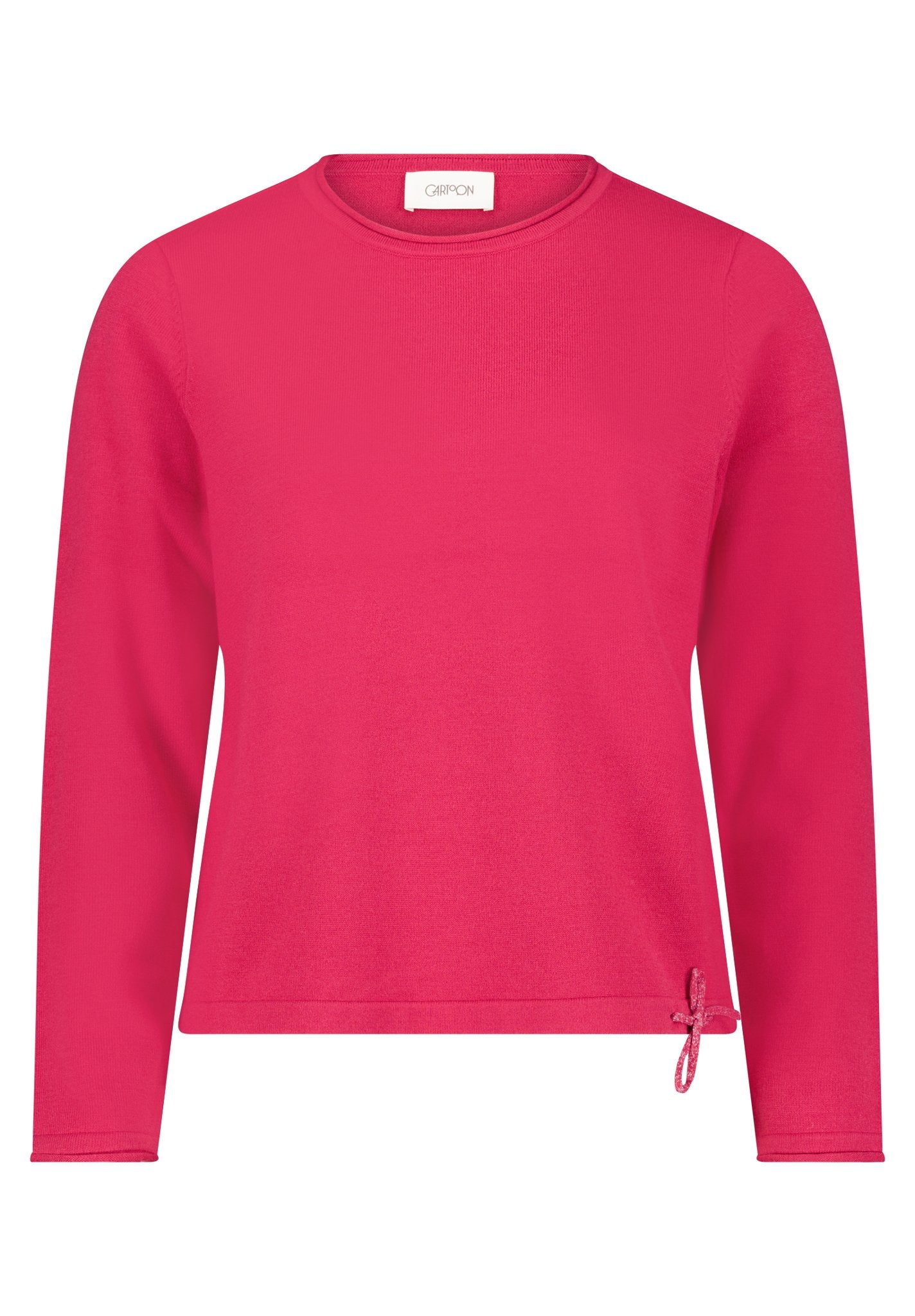 Cartoon Damen Pullover Red Bud