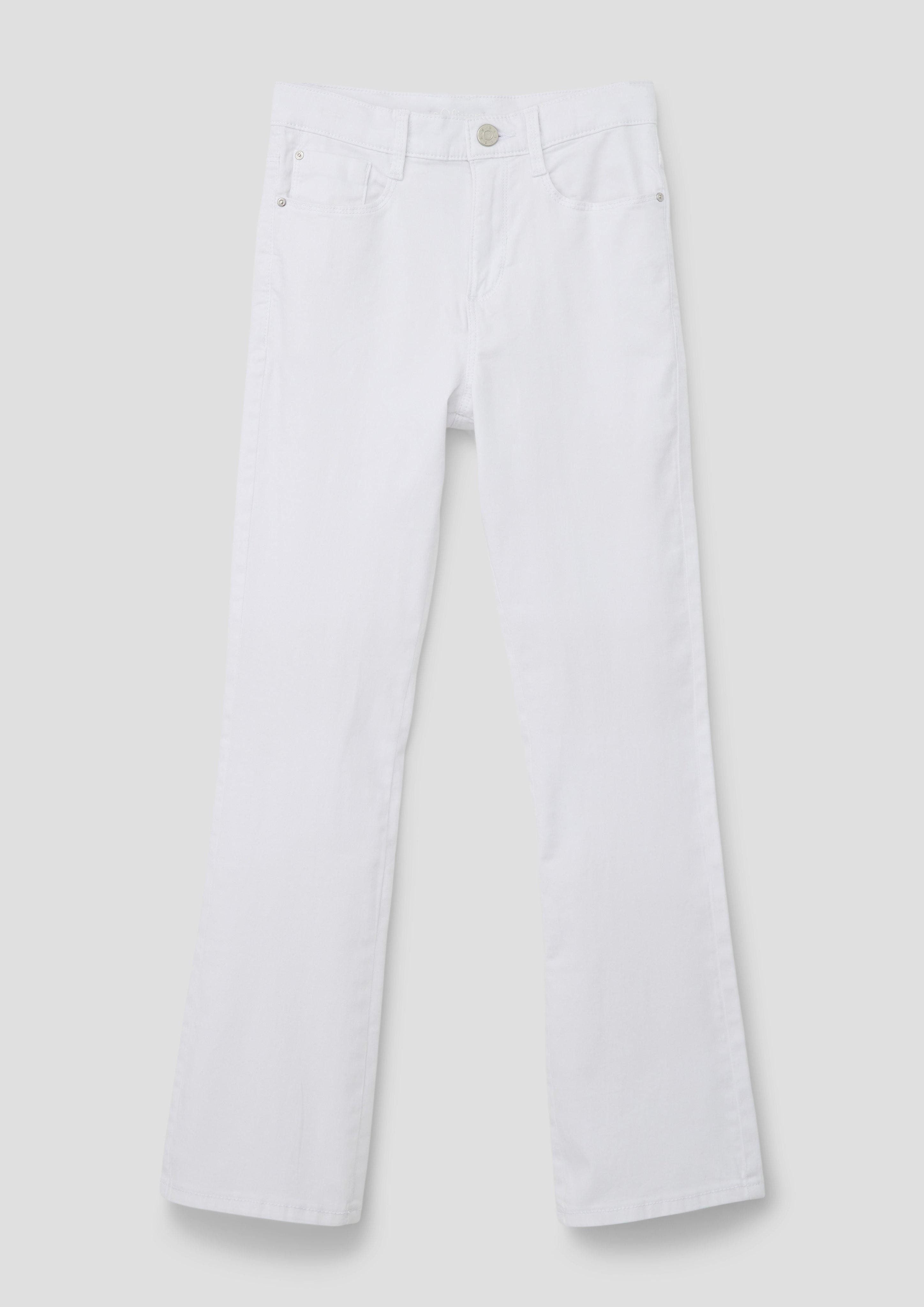 S. Oliver Mädchen Hosen, Jeans & Leggings White