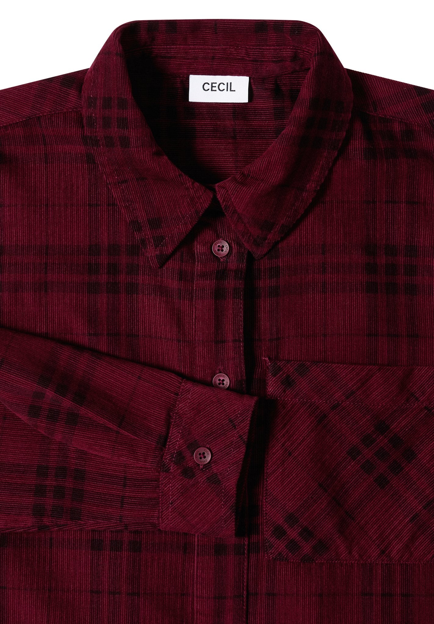 Cecil Damen Blusen Berry Red