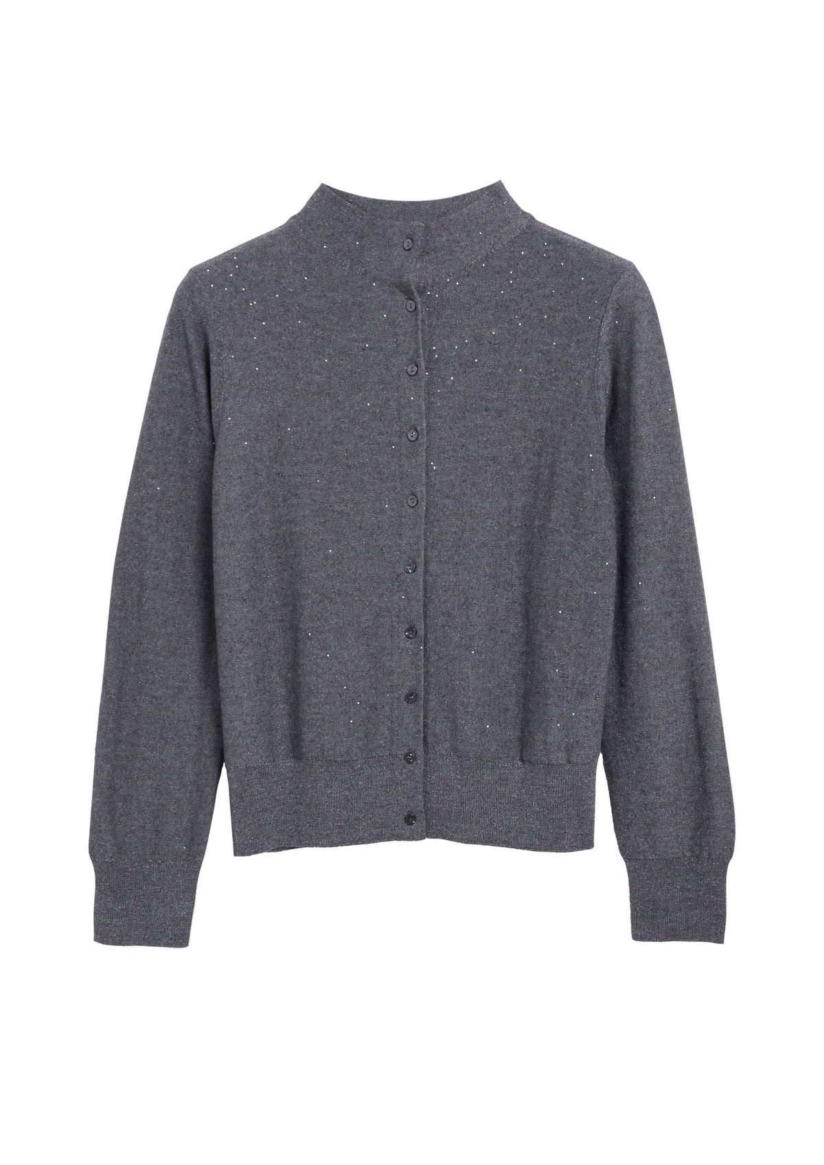 S. Oliver black Damen Strickjacken Grey/Black