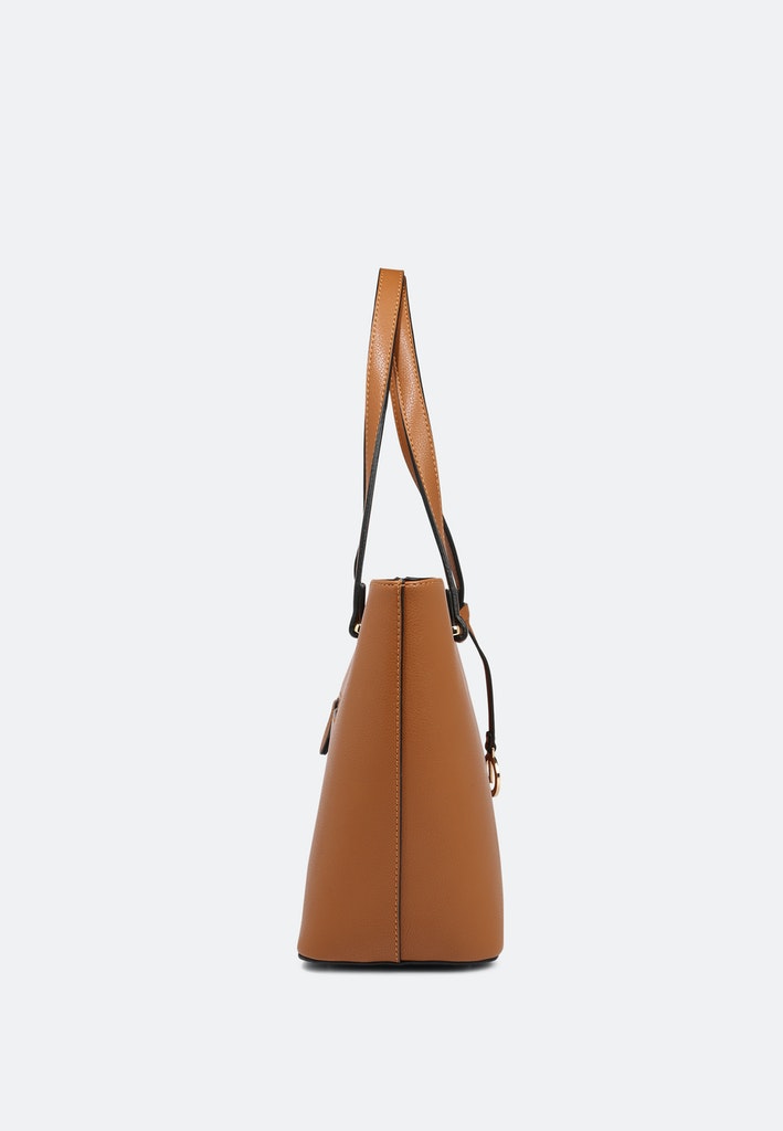 L.Credi Handtasche Cognac
