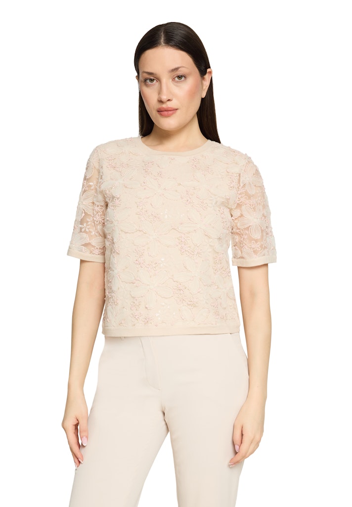 Betty & Co Damen Pullover Nature/Rosé