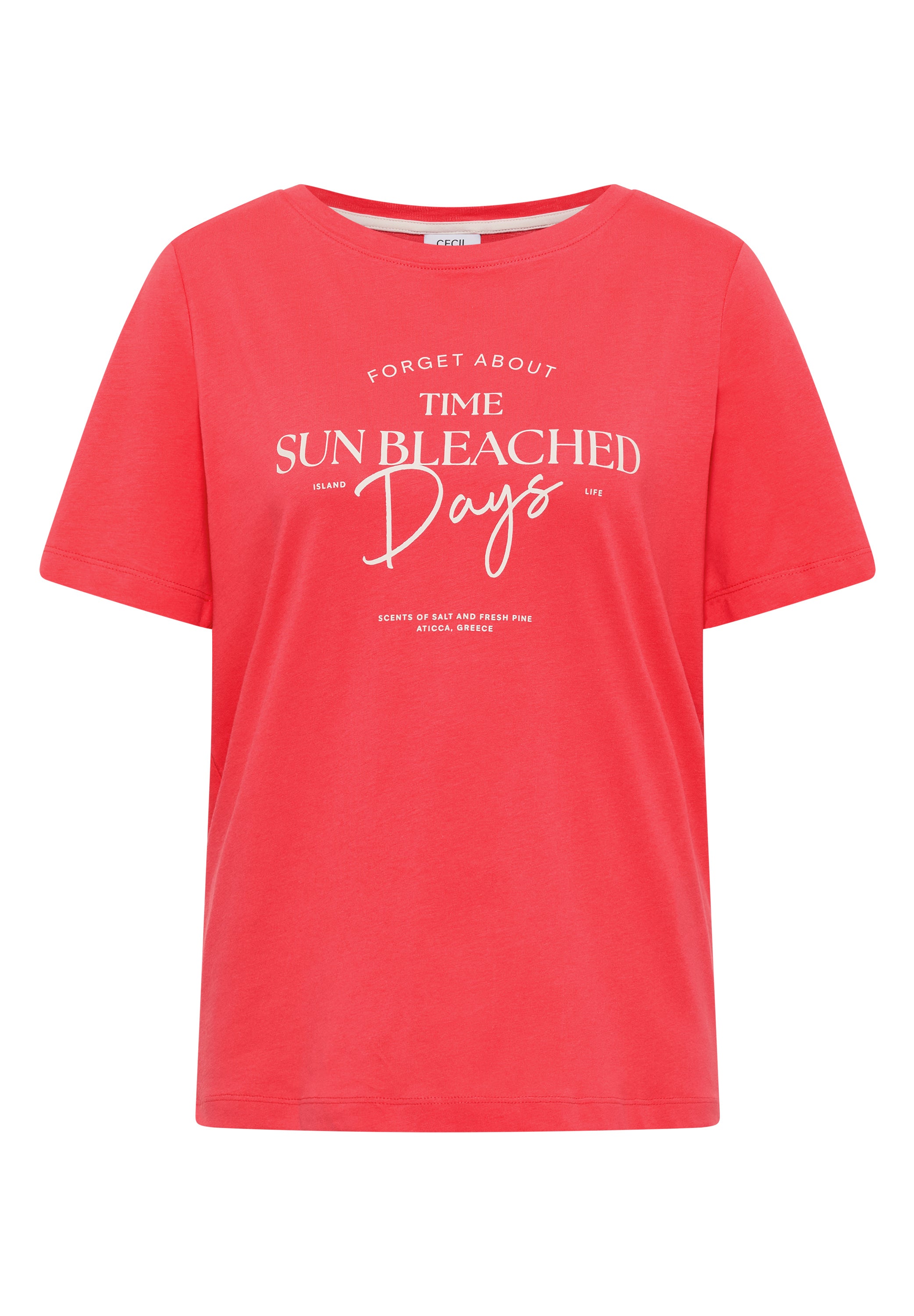 Cecil Damen T-Shirts  Coral