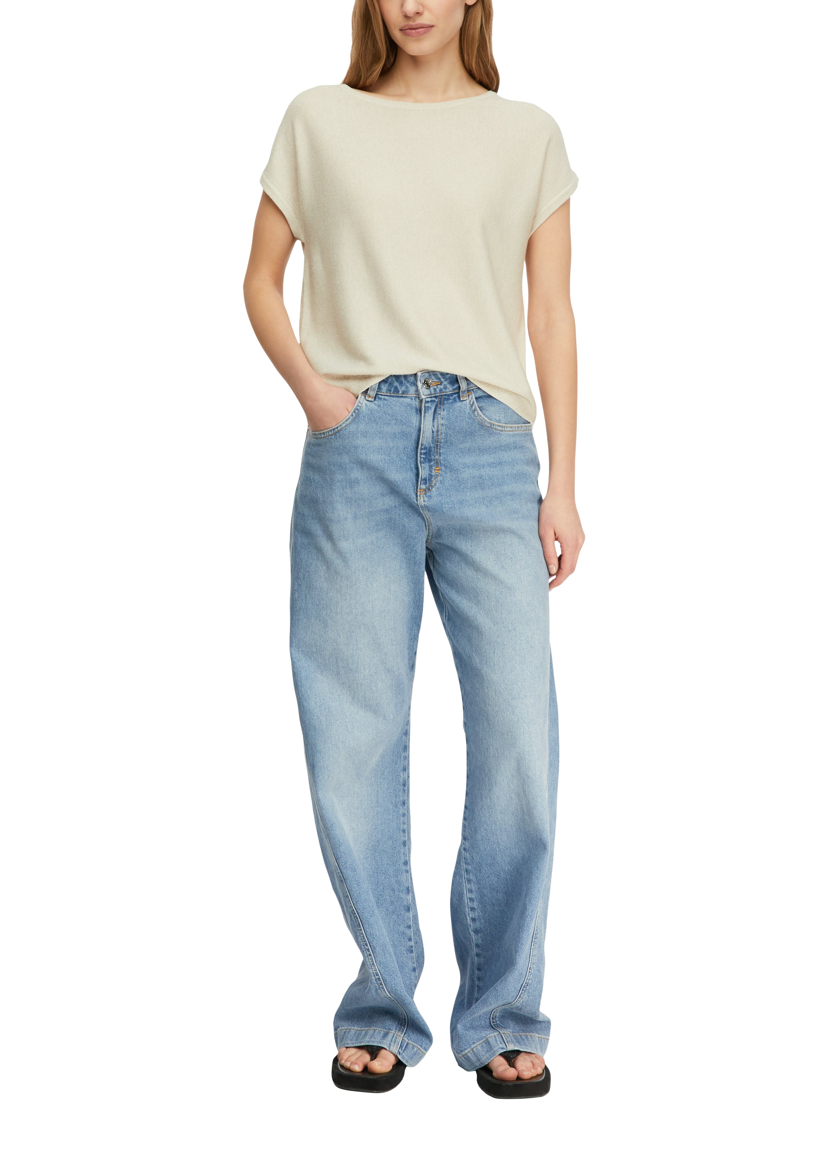 Comma Damen Pullover White