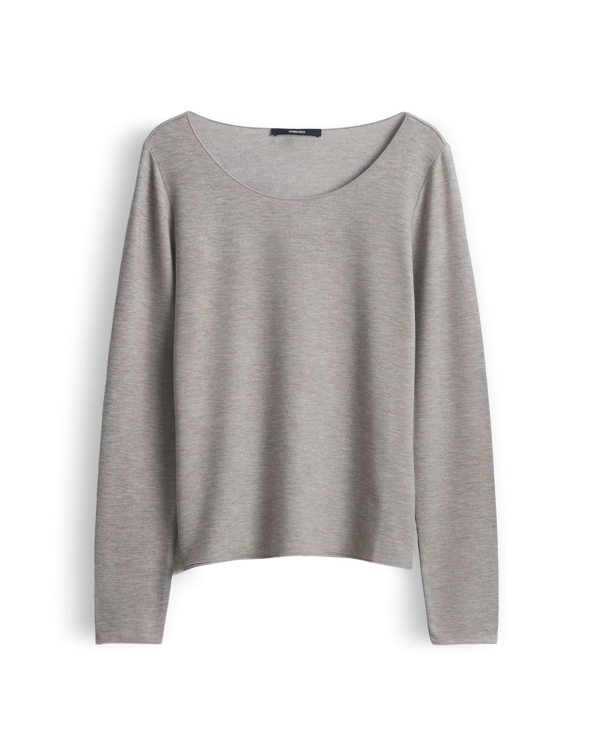 Someday Damen T-Shirts Taupewood Melan