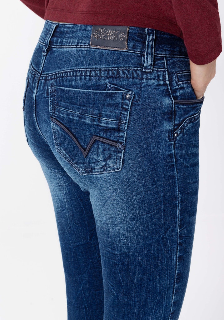 Timezone Damen Jeans  Lush Blue