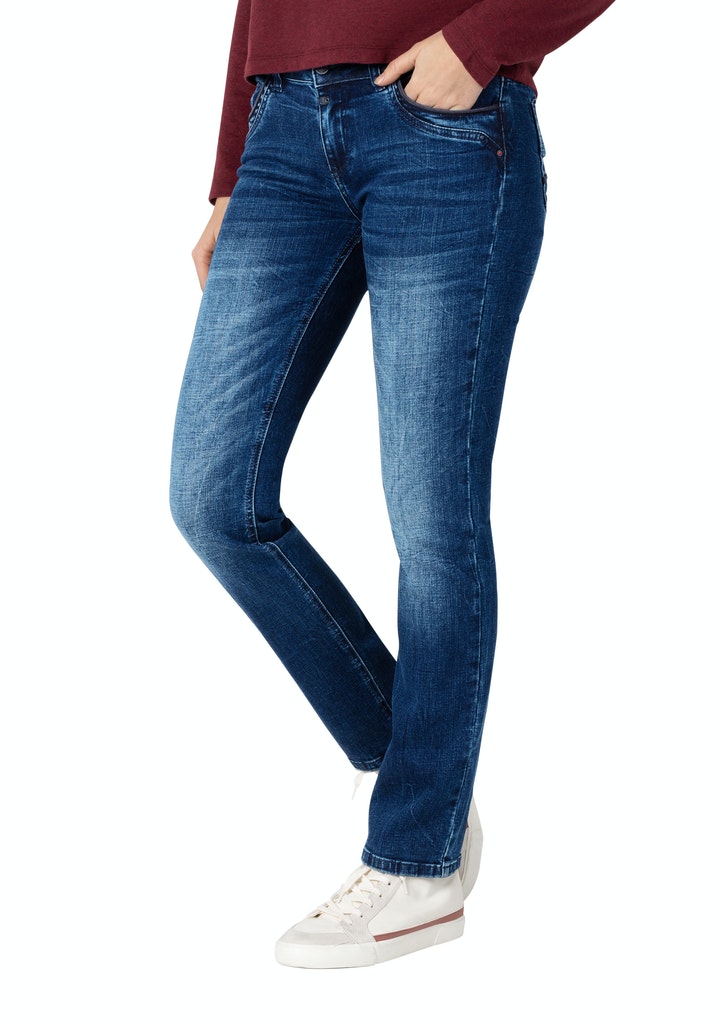 Timezone Damen Jeans  Lush Blue