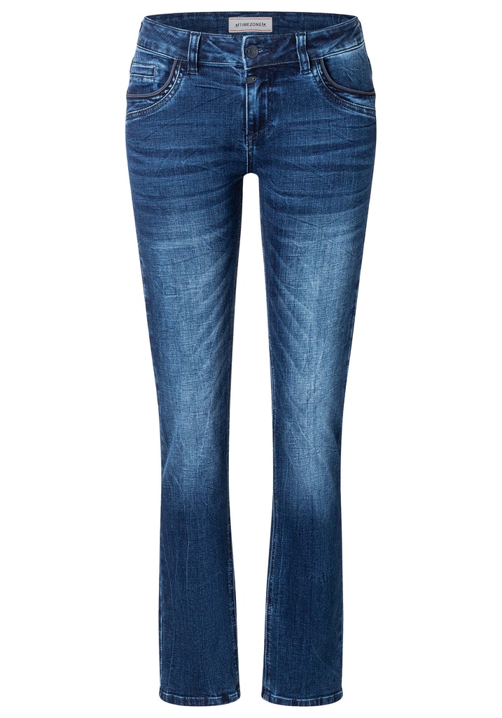 Timezone Damen Jeans  Lush Blue