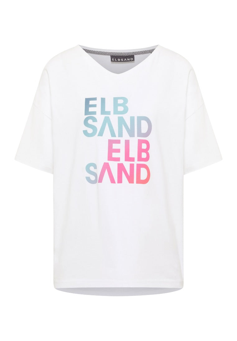 Elbsand Damen T-Shirts  Cloud Whi