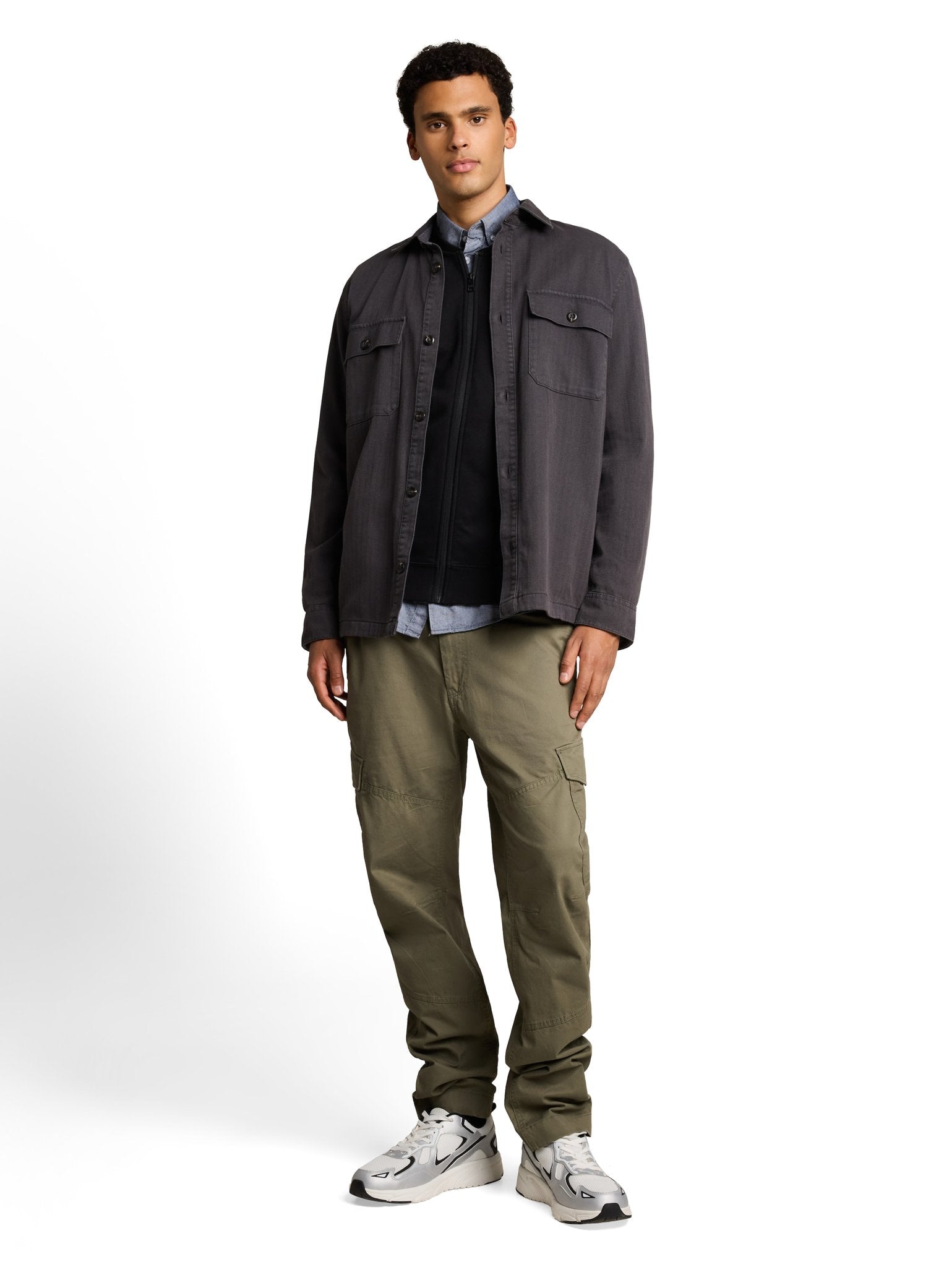 Tom Tailor denim Herren Sweatjacken Black