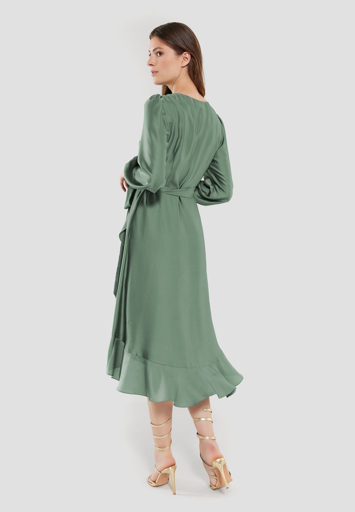Swing Damen Kleider  Moss Green