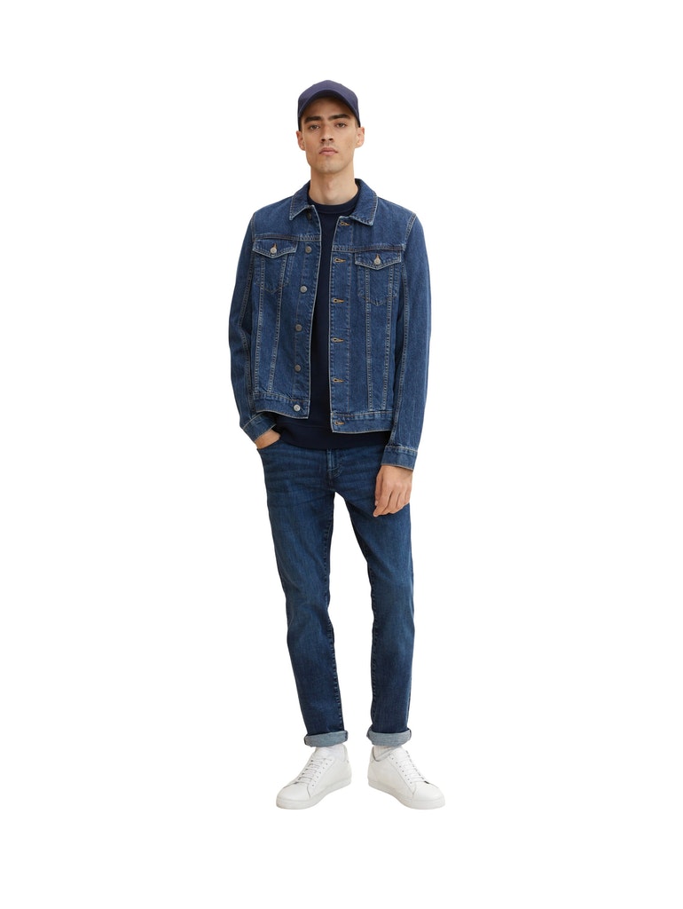 Tom Tailor Herren Jeans Used Mid Stone