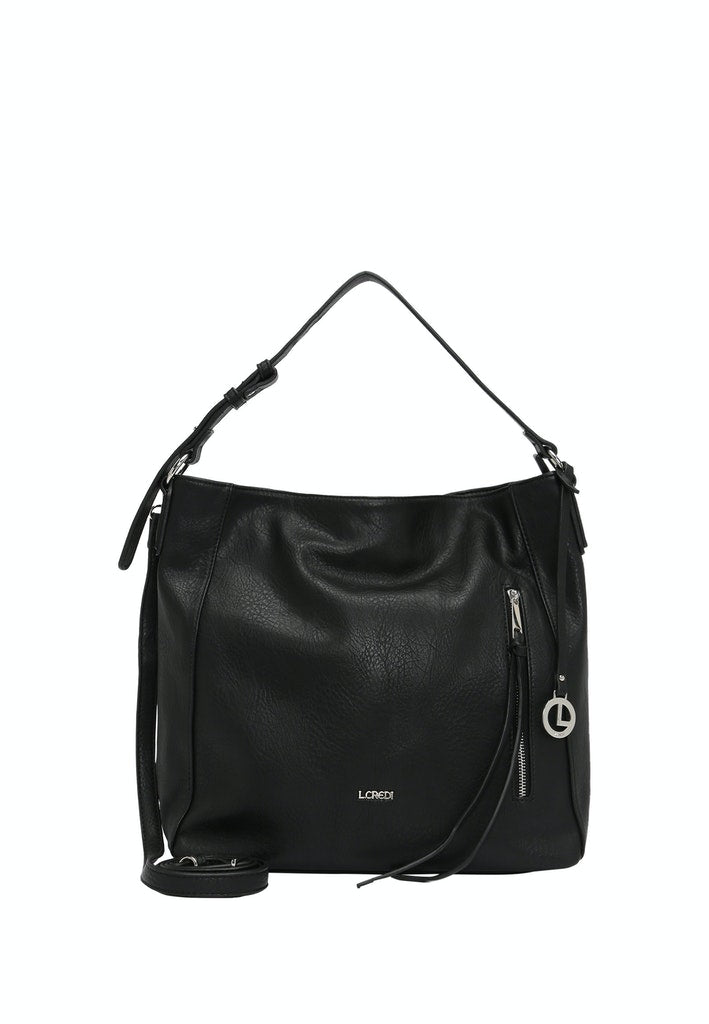 L.Credi Handtasche Schwarz