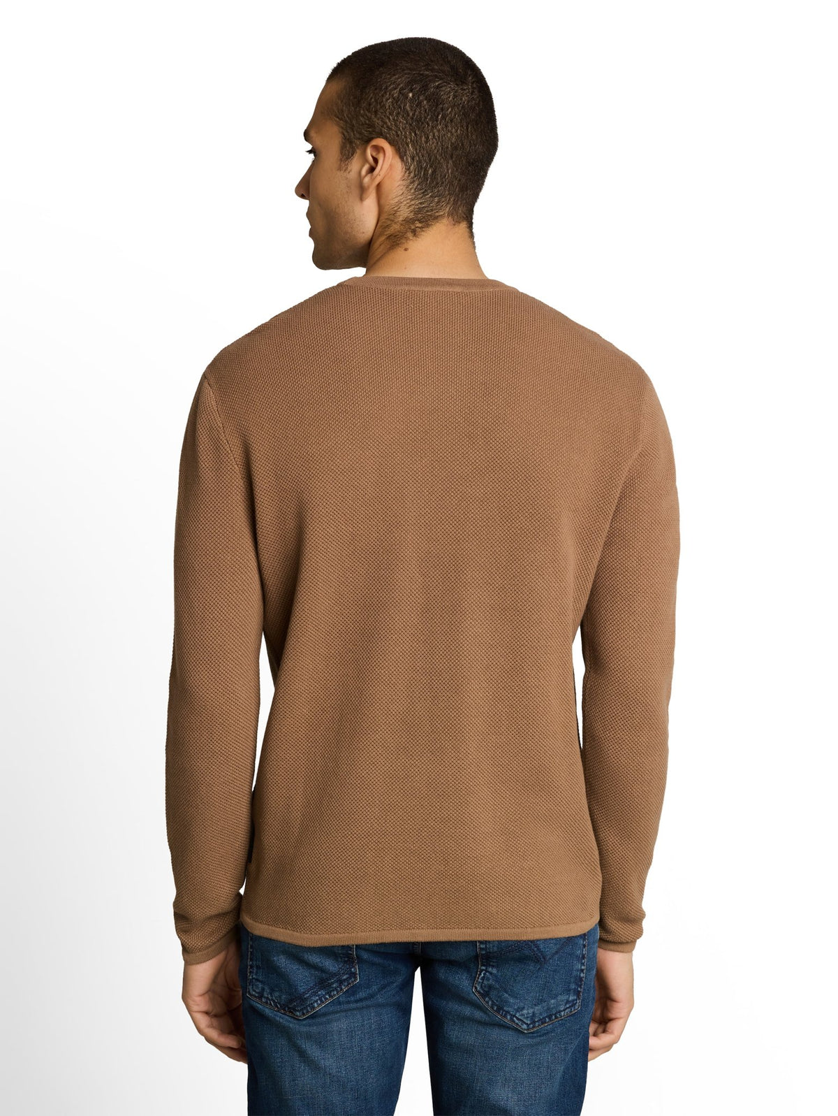 Tom Tailor denim Herren Pullover Malt Brown
