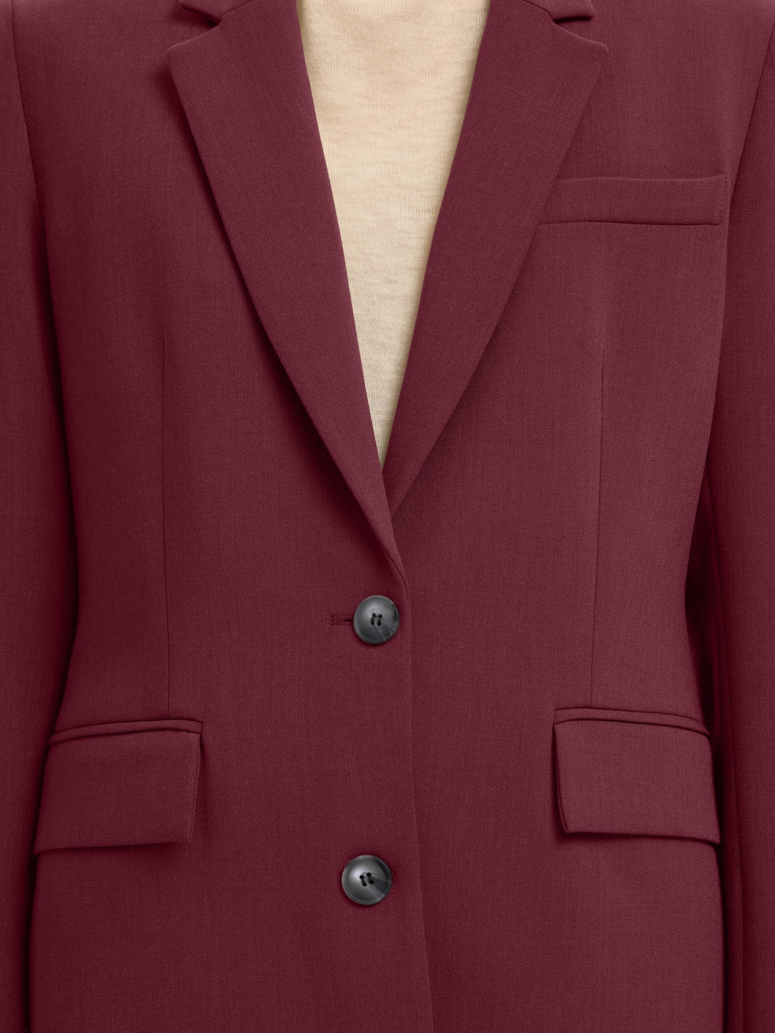 Selected Femme Damen Blazer Tawny Port/Mela
