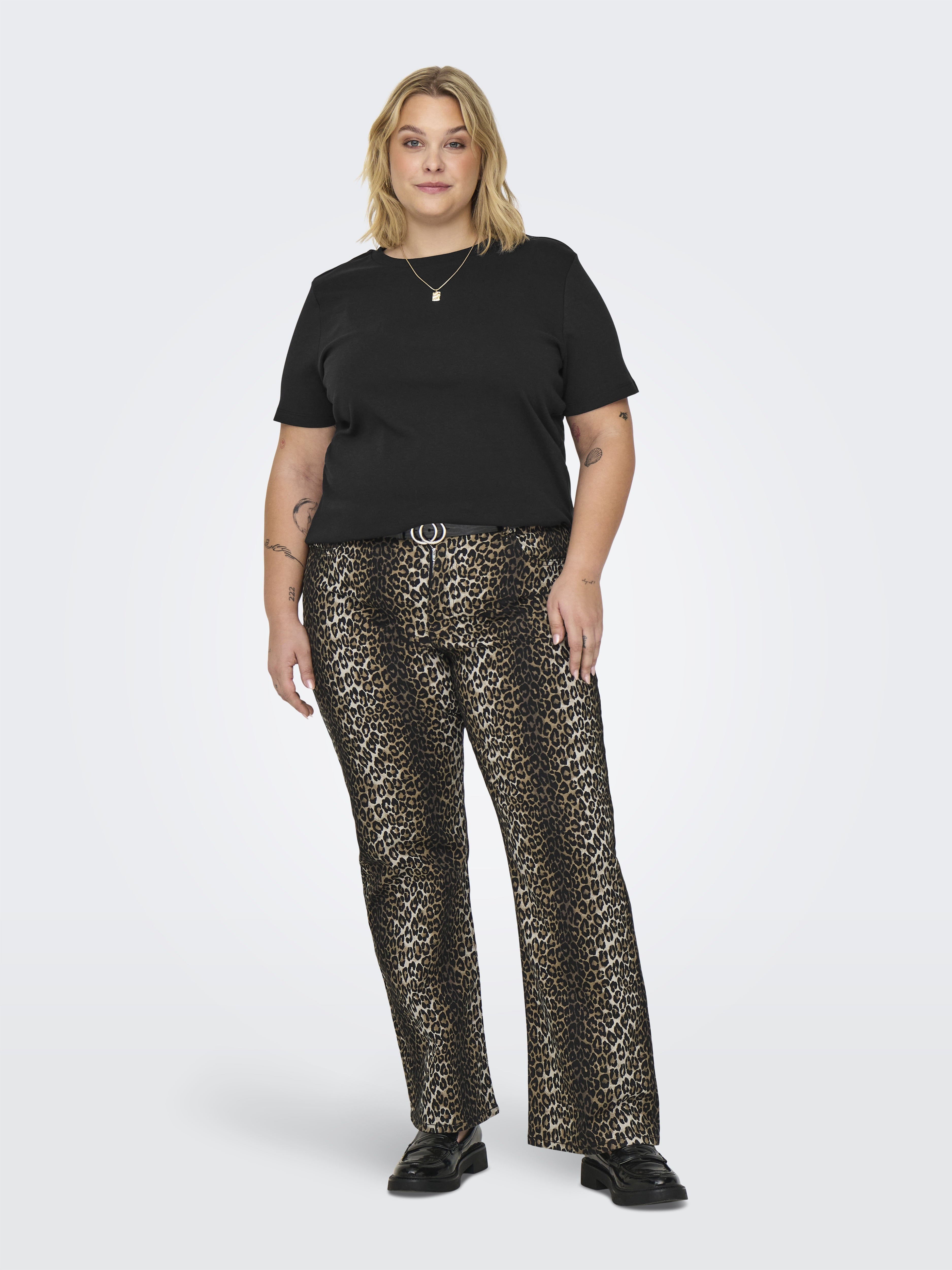 Only Carmakoma Damen T-Shirts Black
