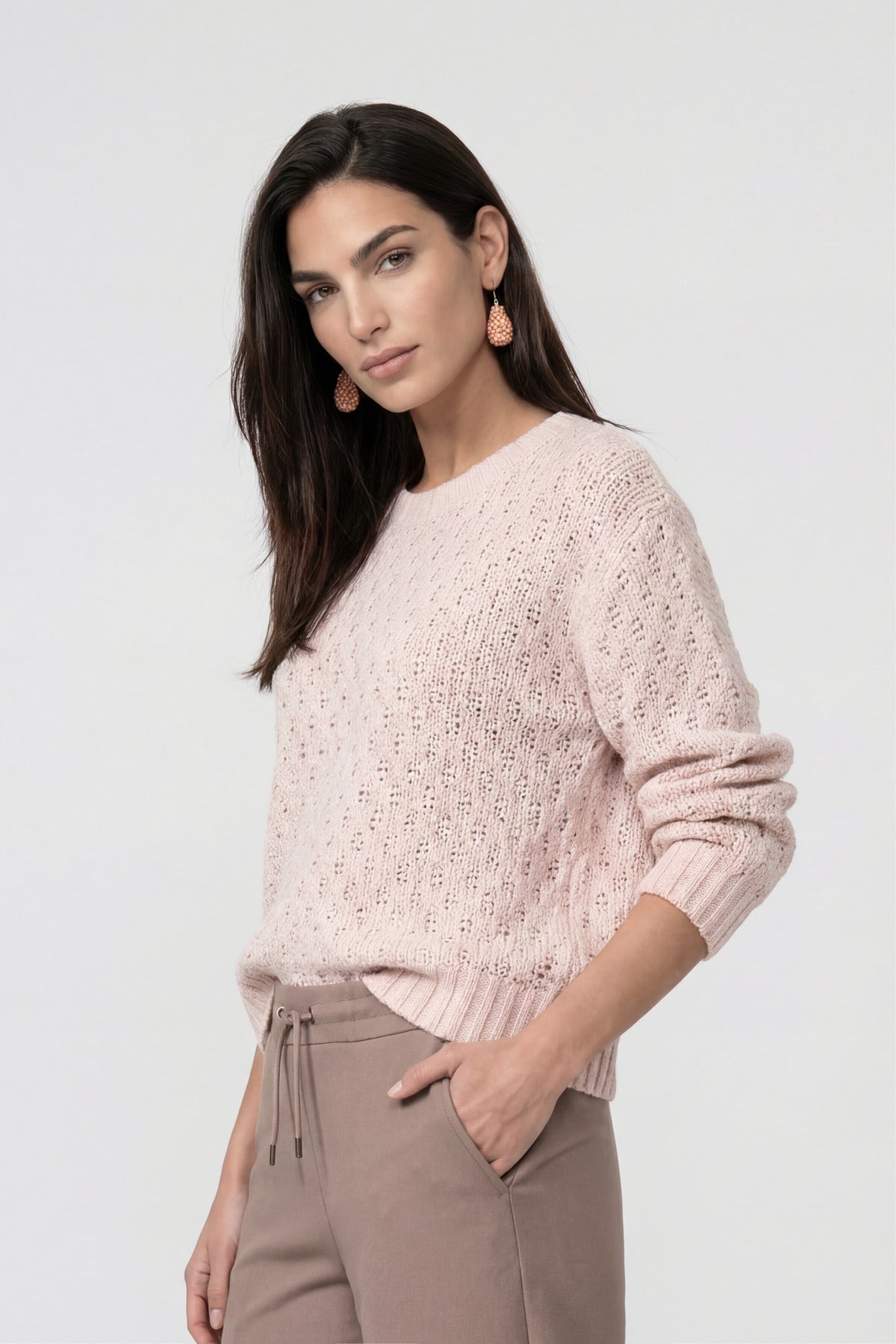 Monari Damen Pullover Rosewater