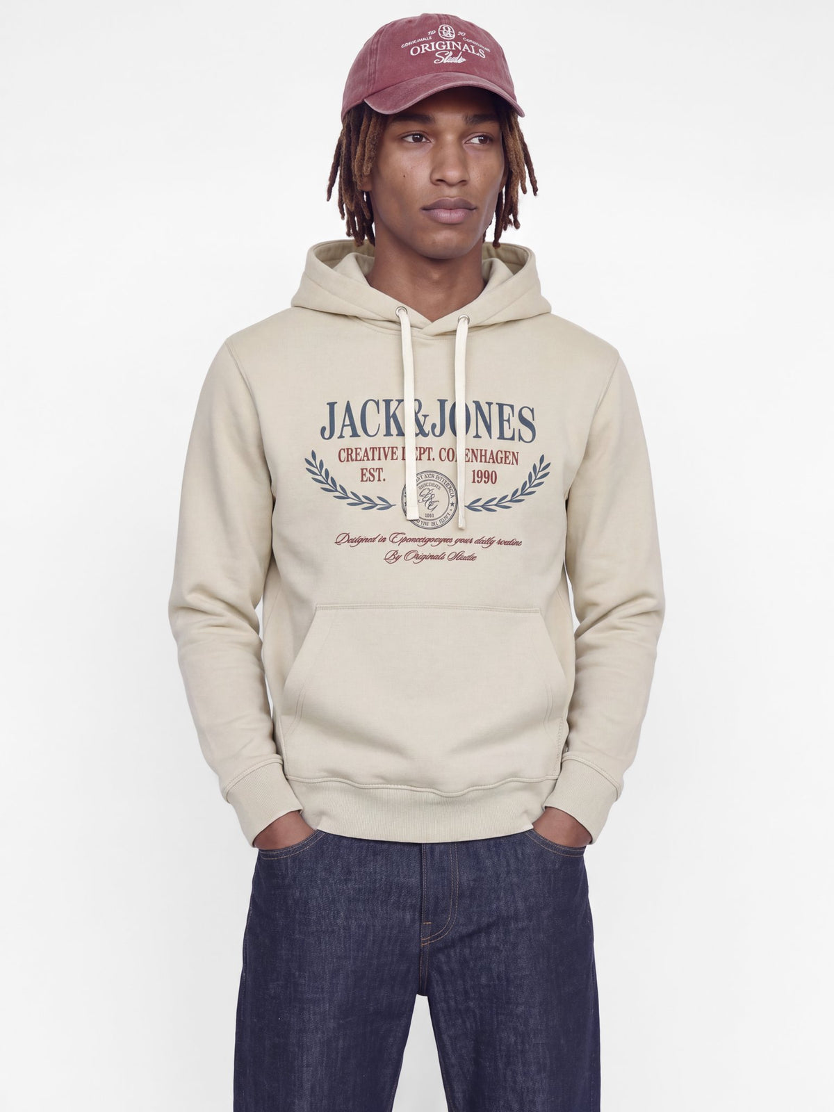 Jack & Jones Herren Sweatshirts Feather Gray