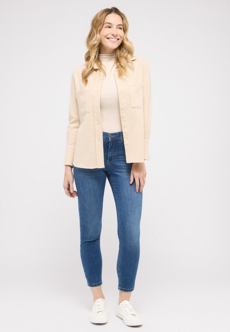 Angels Damen Jeans  Mid Blue U