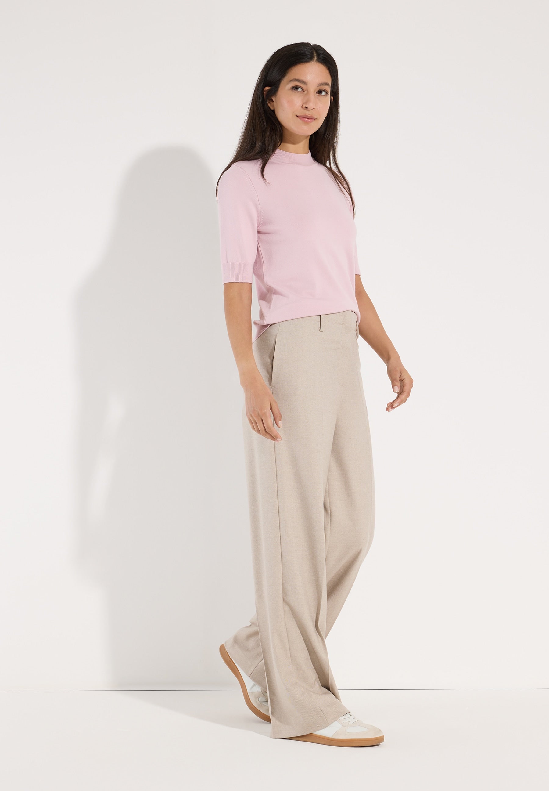 More & More Damen Pullover  Milky Rose